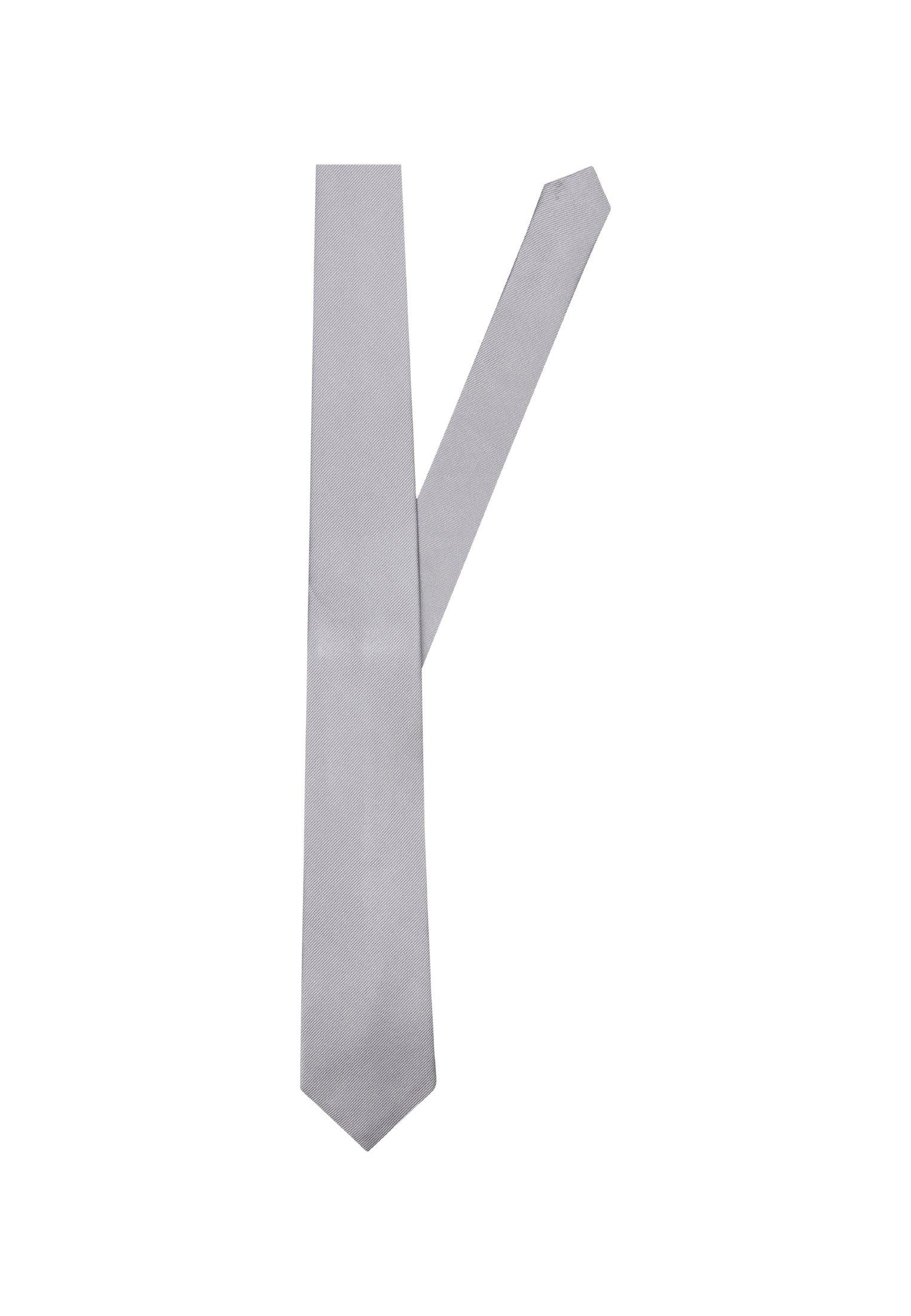 Krawatte Breit (7cm) Fit Uni Herren Taubengrau ONE SIZE von Seidensticker