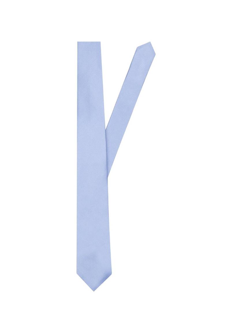 Krawatte Breit (7cm) Fit Uni Herren Blau ONE SIZE von Seidensticker