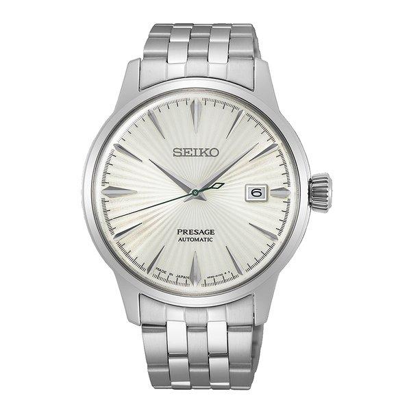 Automatikuhr Herren Silber 41mm von Seiko