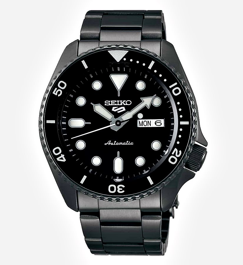 Seiko 5 Sports SRPD65K1 Automatic Titan Black Steelband von Seiko