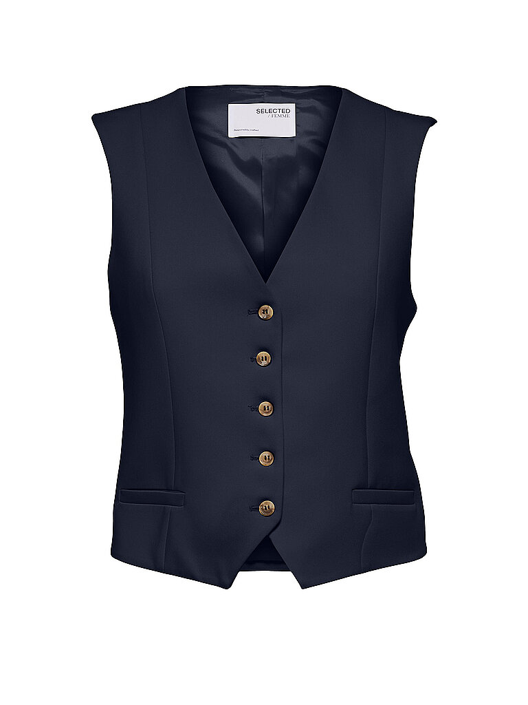 SELECTED FEMME Gilet SLFRITA dunkelblau | 36 von Selected Femme