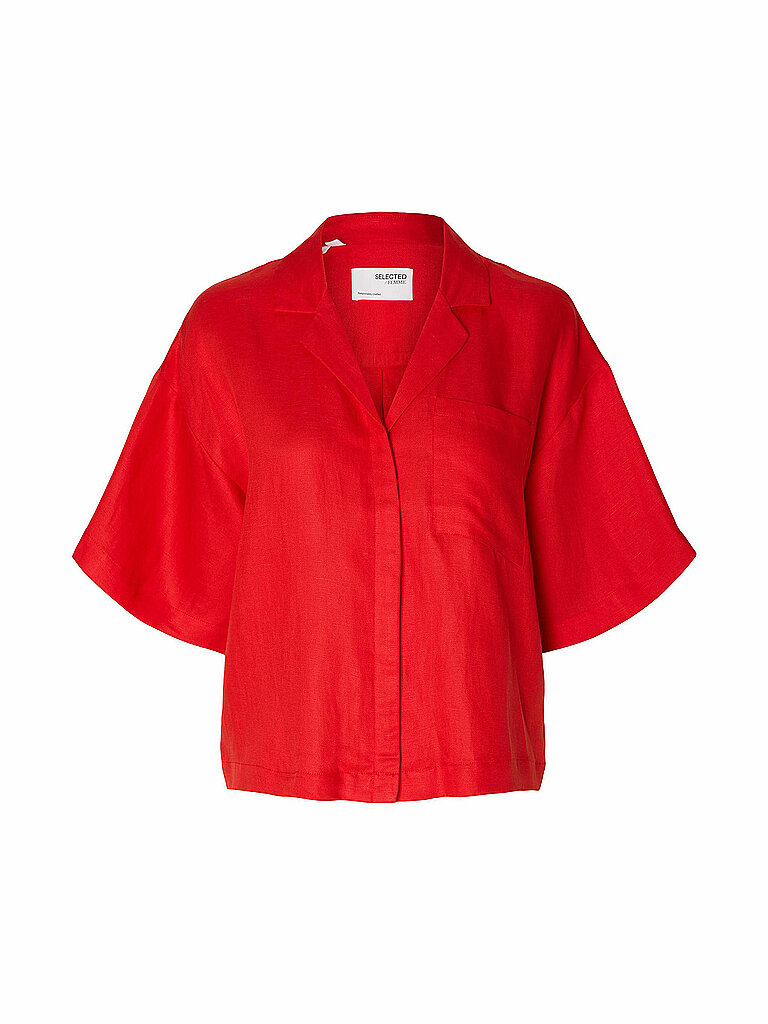 SELECTED FEMME Bluse SLFLYRA rot | 38 von Selected Femme