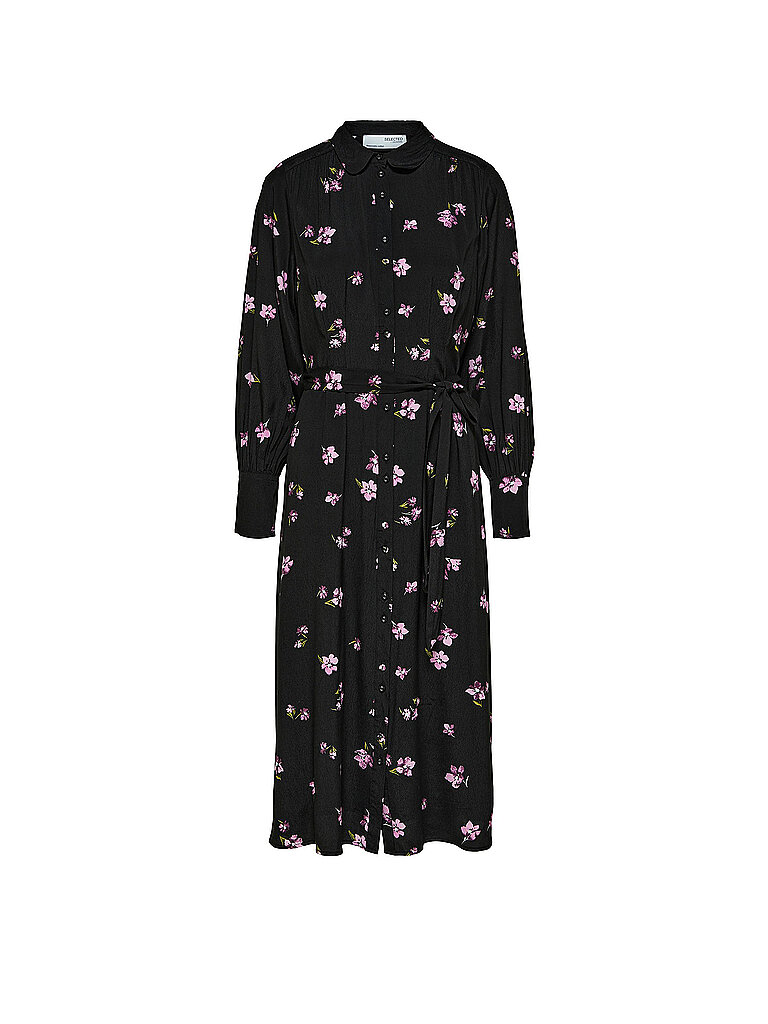SELECTED FEMME Hemdblusenkleid SLFWALDA  schwarz | 38 von Selected Femme