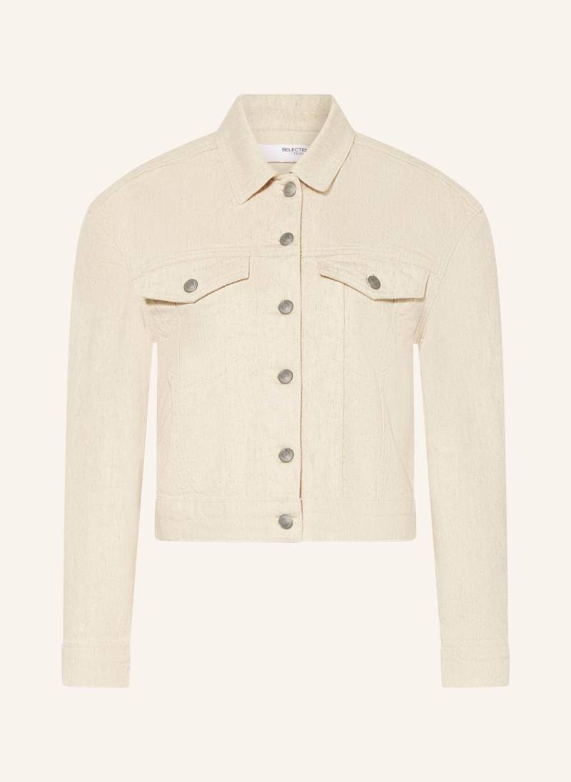 Selected Femme Jeansjacke beige von Selected Femme