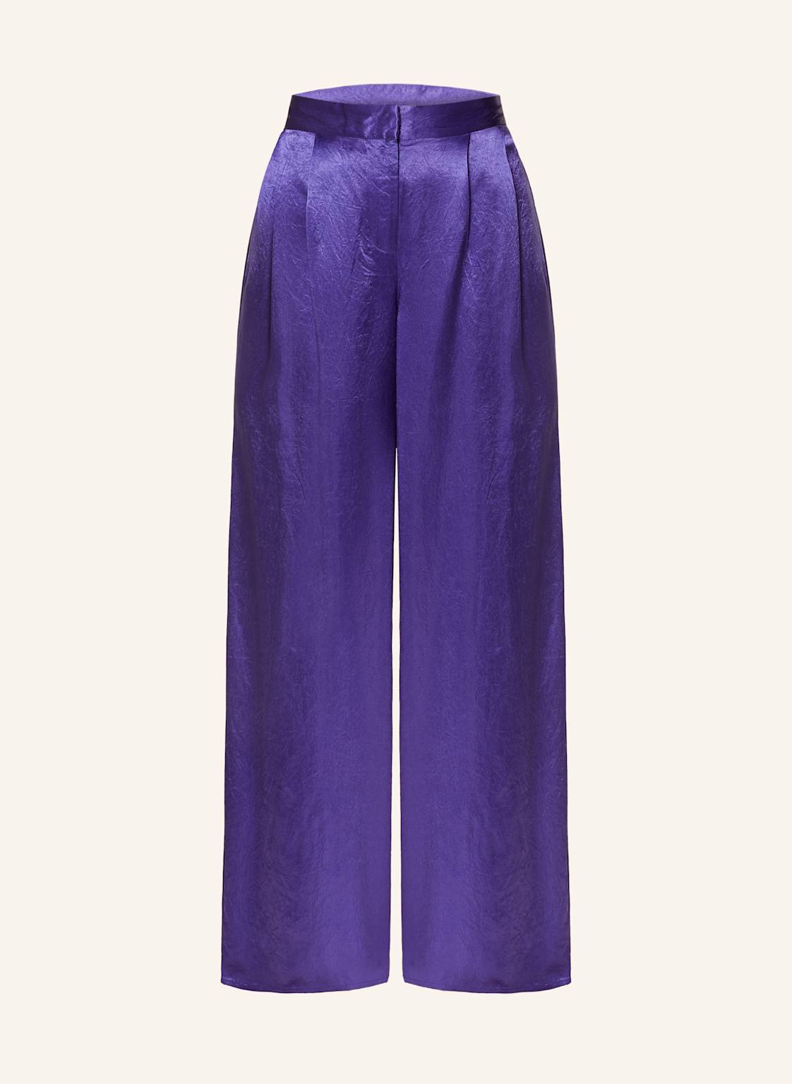Selected Femme Marlenehose Aus Satin lila Selected Femme Marlenehose Aus Satin lila von Selected Femme