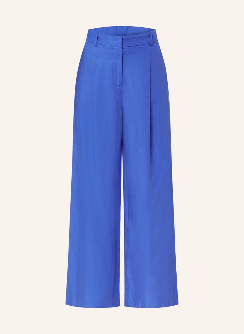 Selected Femme Marlenehose Mit Leinen blau von Selected Femme