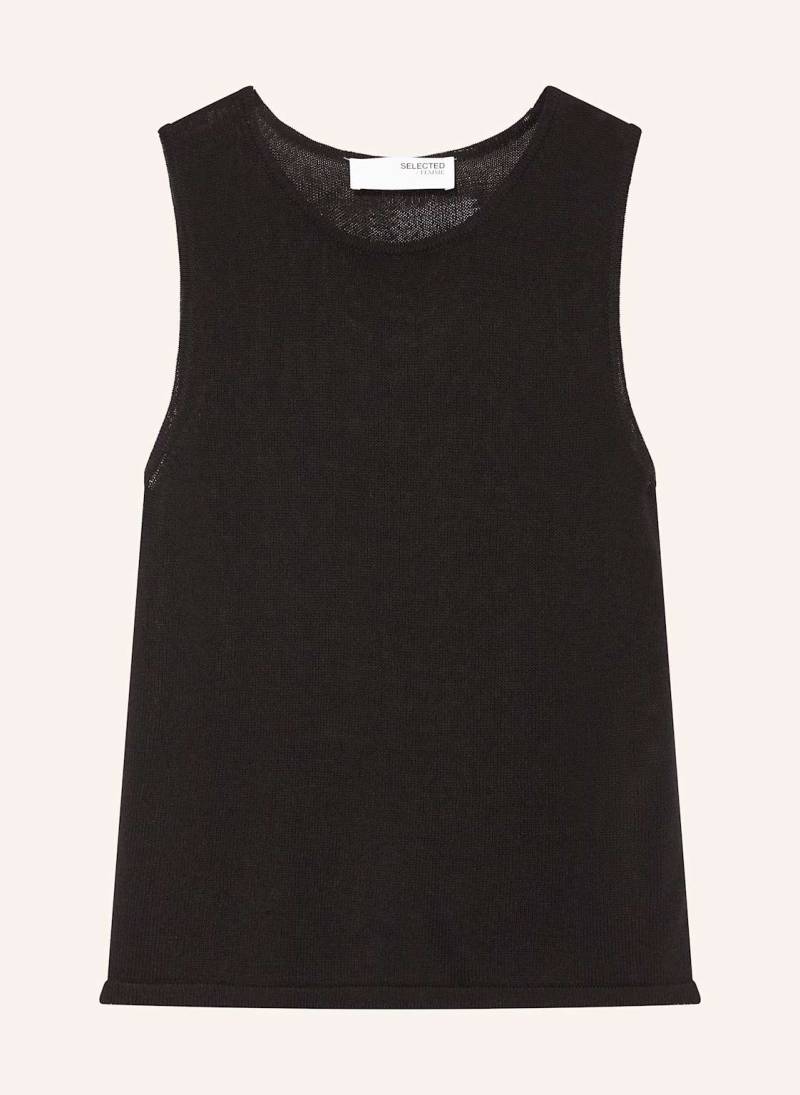 Selected Femme Stricktop schwarz von Selected Femme