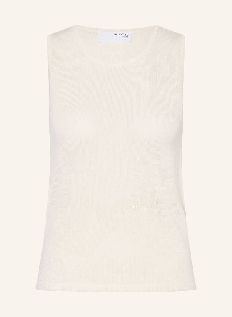 Selected Femme Stricktop weiss von Selected Femme