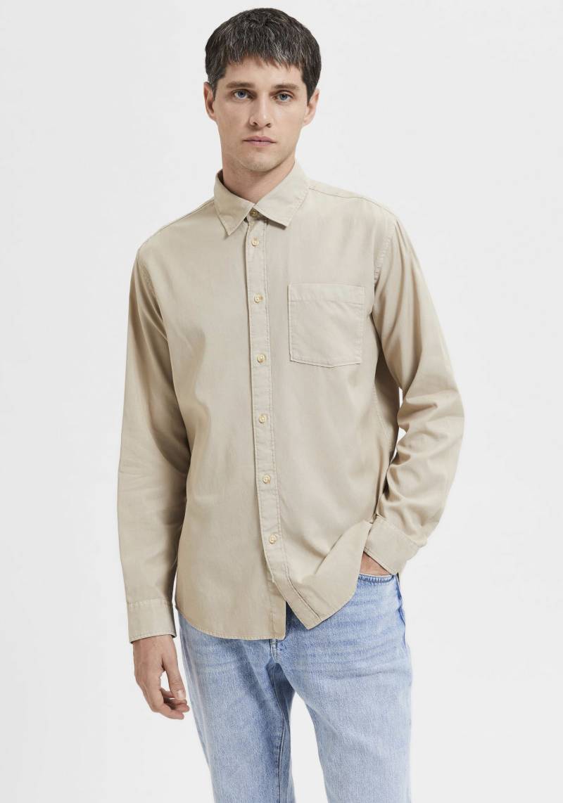 SELECTED HOMME Langarmhemd »SLHREGPASTEL-LINEN SHIRT LS W« von Selected Homme