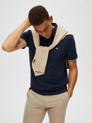 SELECTED HOMME Poloshirt »SLHDANTE SPORT SS POLO NOOS« von Selected Homme