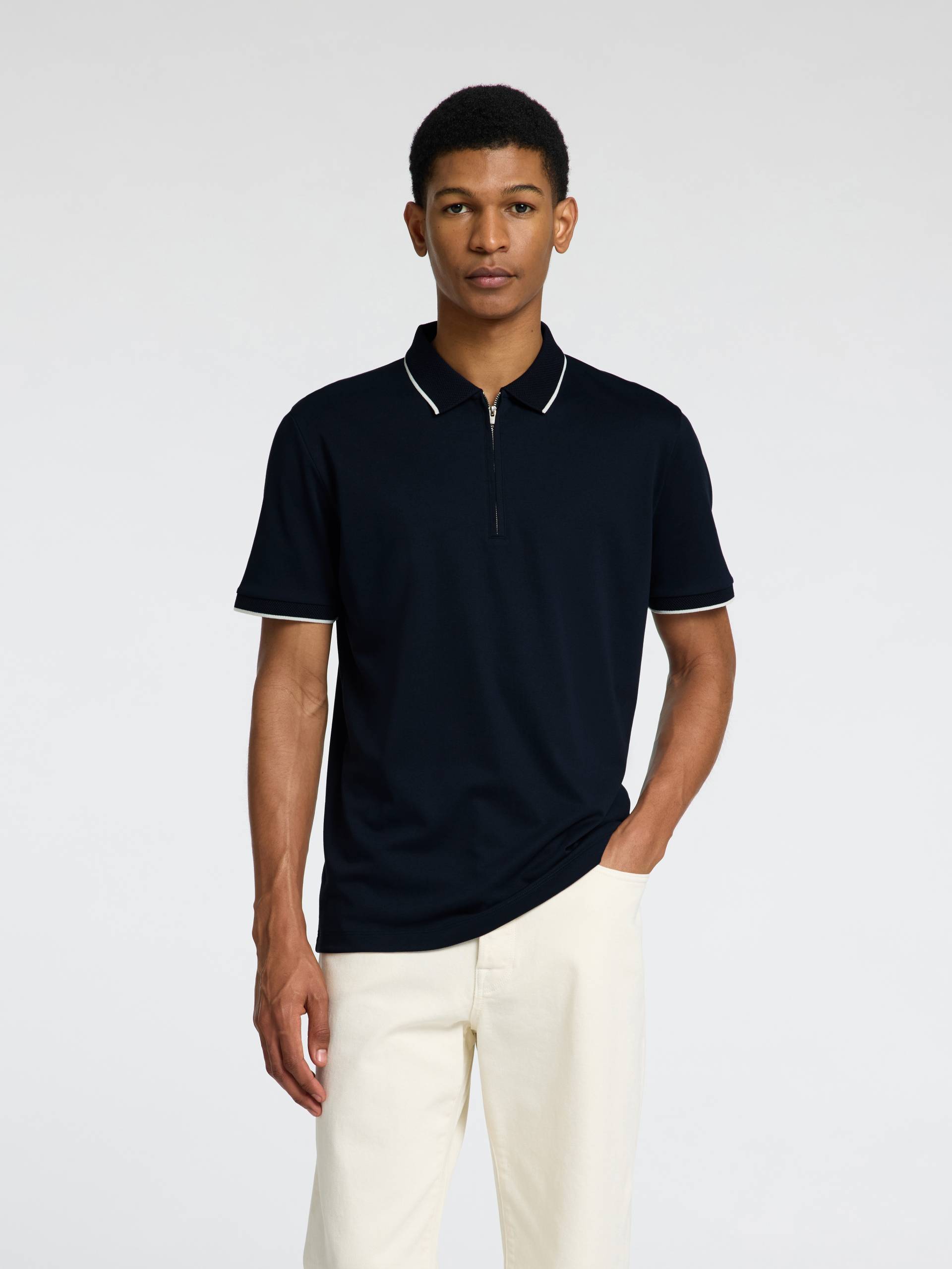 SELECTED HOMME Poloshirt »SLHFAVE SPORT ZIP SS POLO NOOS« SELECTED HOMME Poloshirt »SLHFAVE SPORT ZIP SS POLO NOOS« von Selected Homme