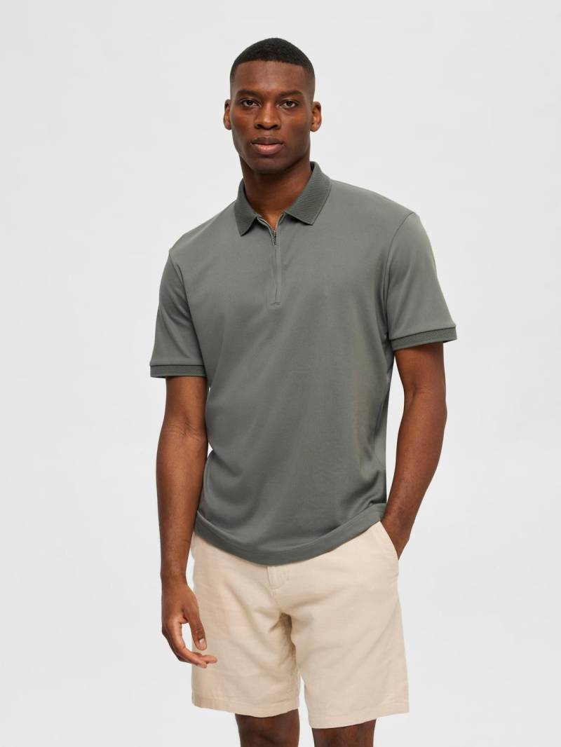 SELECTED HOMME Poloshirt »SLHFAVE ZIP SS POLO NOOS« von Selected Homme