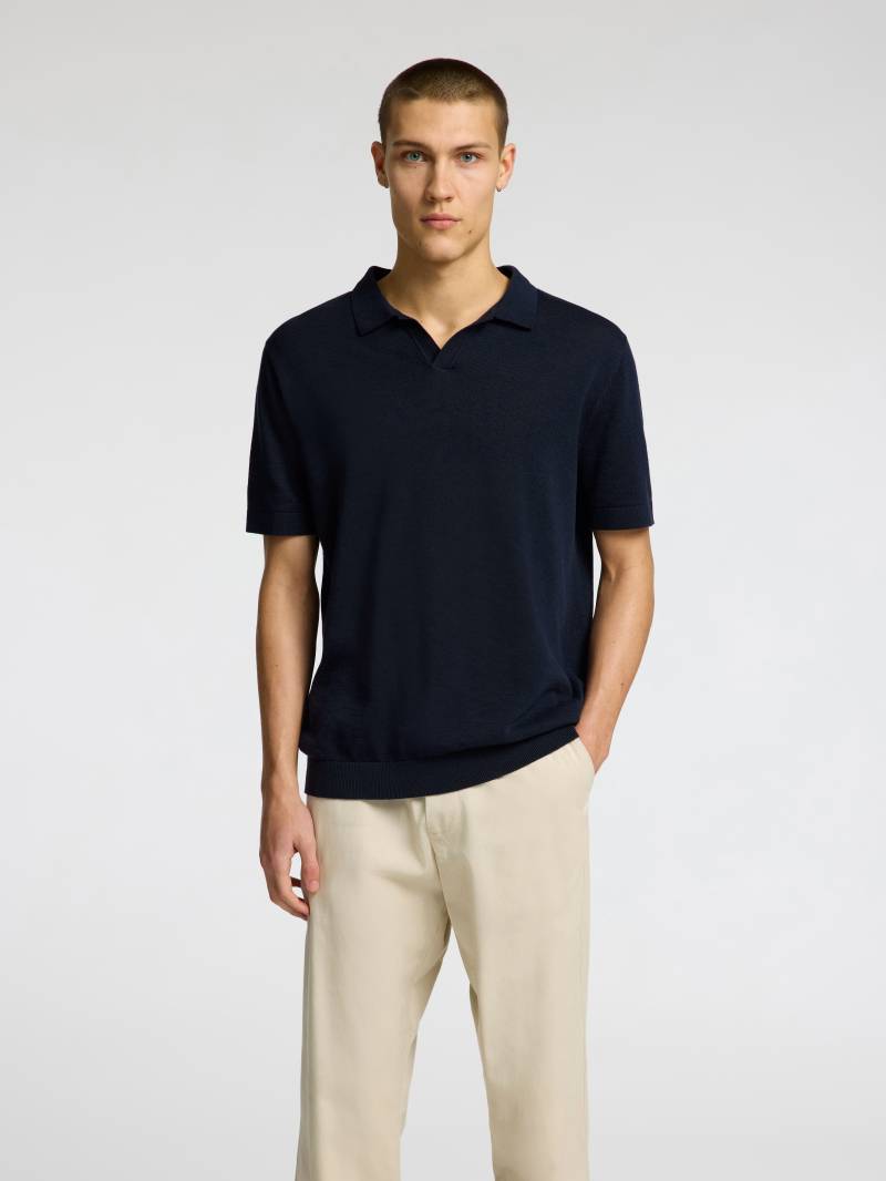 SELECTED HOMME Poloshirt »SLHMATTIS SS KNIT SUN OPEN POLO NOOS« von Selected Homme