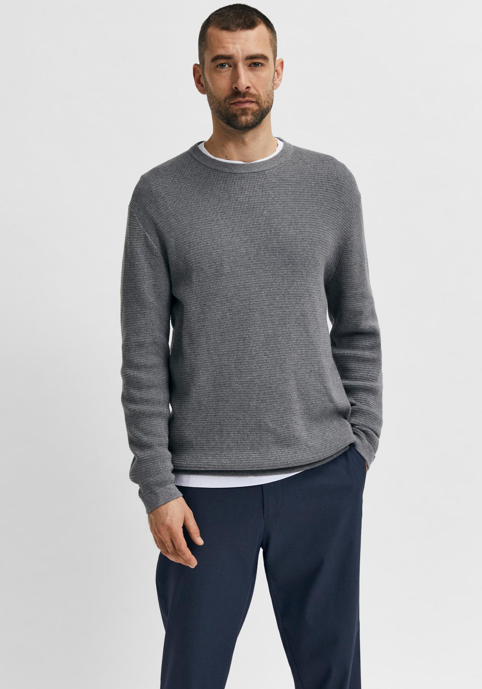 SELECTED HOMME Rundhalspullover »ROCKS KNIT CREW NECK« SELECTED HOMME Rundhalspullover »ROCKS KNIT CREW NECK« von Selected Homme