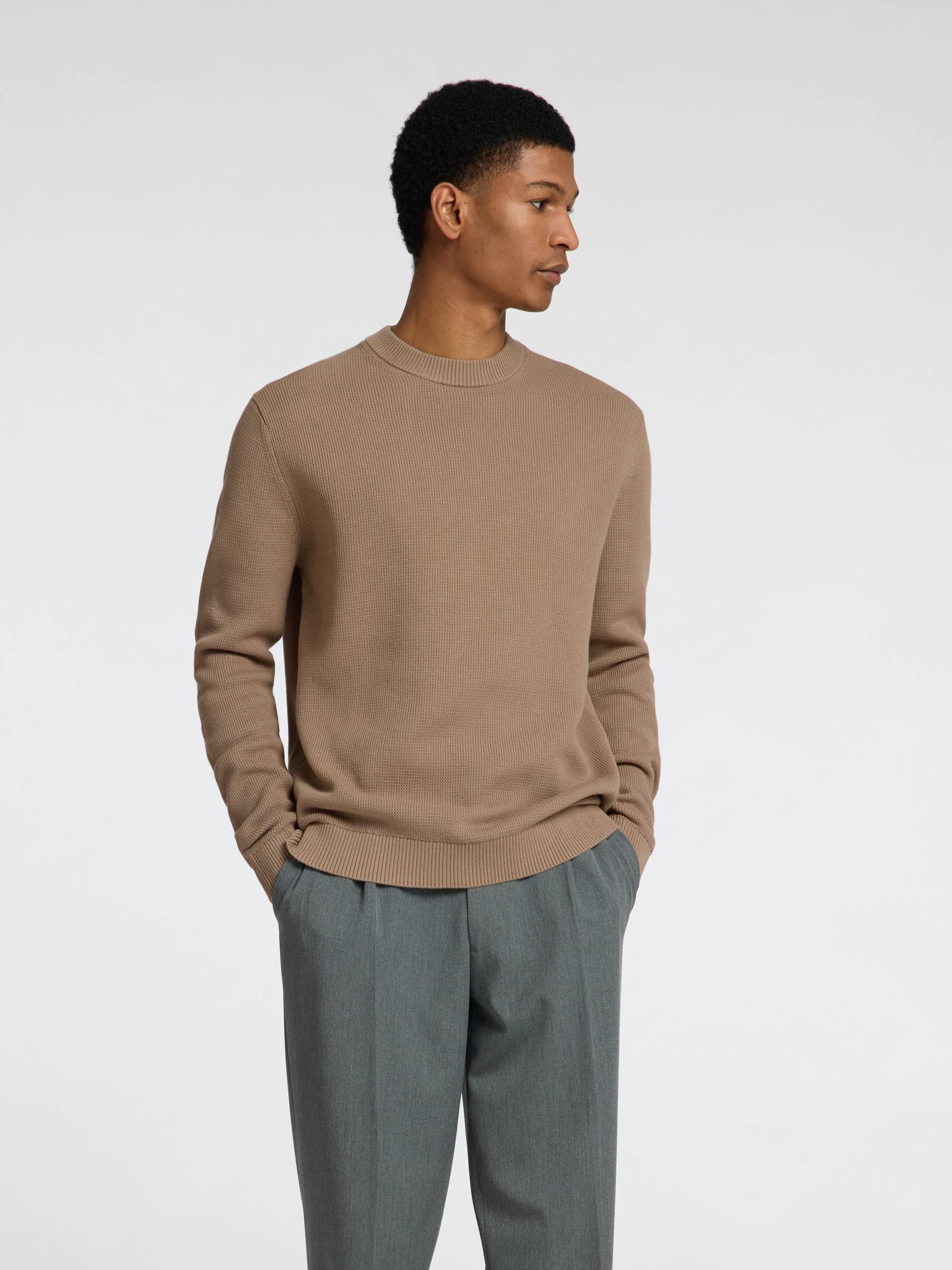 SELECTED HOMME Rundhalspullover »SLHDANE LS KNIT STRUCTURE CREW NECK NOOS« SELECTED HOMME Rundhalspullover »SLHDANE LS KNIT STRUCTURE CREW NECK NOOS« von Selected Homme