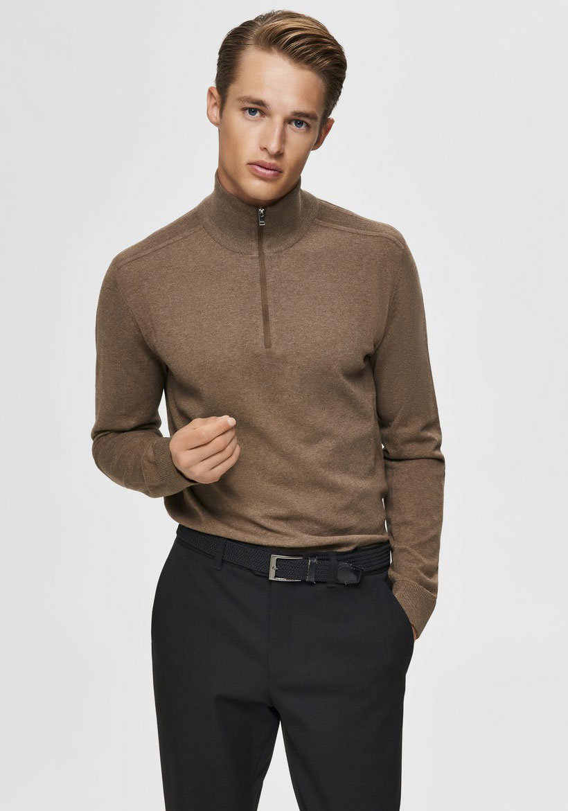SELECTED HOMME Troyer »SLHBERG HALF ZIP CARDIGAN NOOS« SELECTED HOMME Troyer »SLHBERG HALF ZIP CARDIGAN NOOS« von Selected Homme