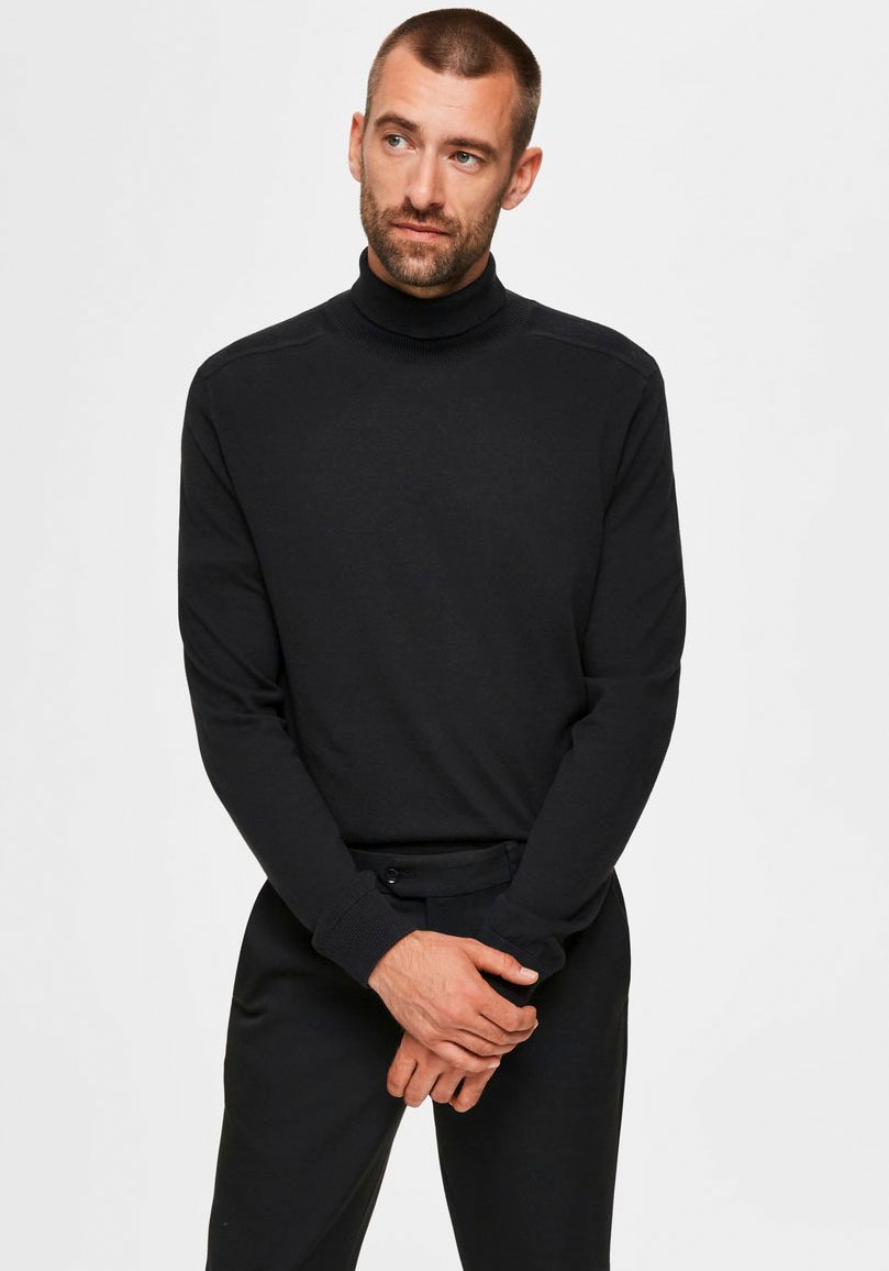 SELECTED HOMME Strickpullover »SLHBERG ROLL NECK NOOS« von Selected Homme