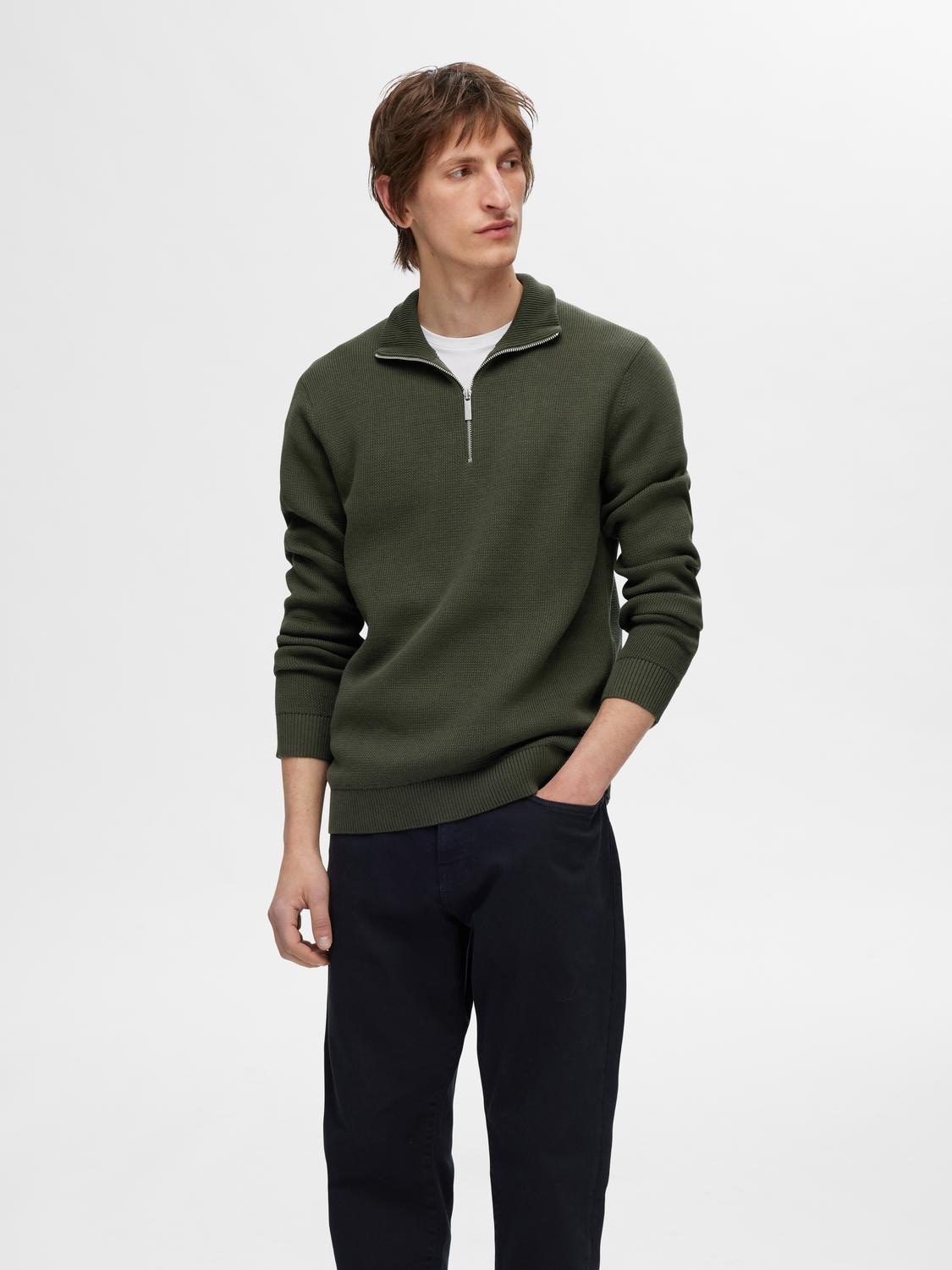 SELECTED HOMME Troyer »SLHDANE LS KNIT STRUCTURE HALF ZIP NOOS« SELECTED HOMME Troyer »SLHDANE LS KNIT STRUCTURE HALF ZIP NOOS« von Selected Homme