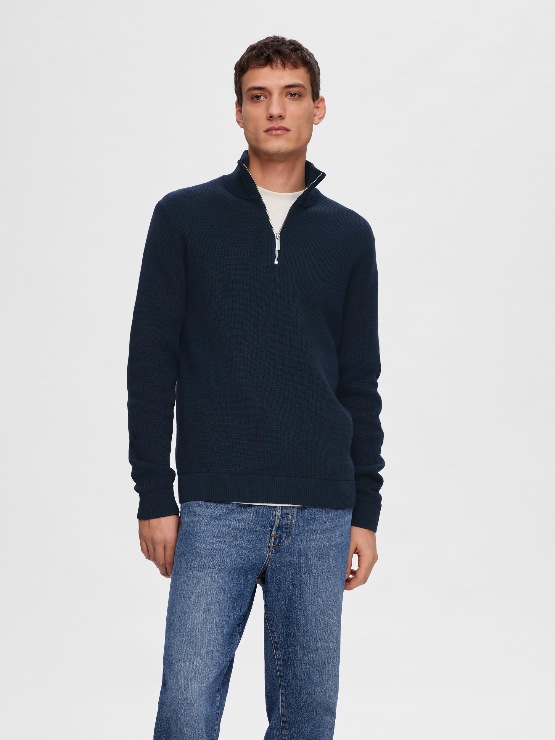 SELECTED HOMME Troyer »SLHDANE LS KNIT STRUCTURE HALF ZIP NOOS« SELECTED HOMME Troyer »SLHDANE LS KNIT STRUCTURE HALF ZIP NOOS« von Selected Homme