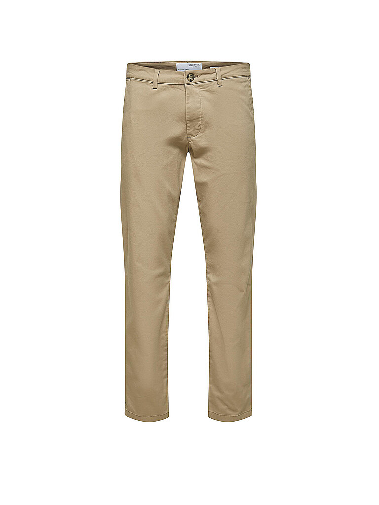 SELECTED Chino Slim Fit SLHSLIM beige | 32/L30 von Selected