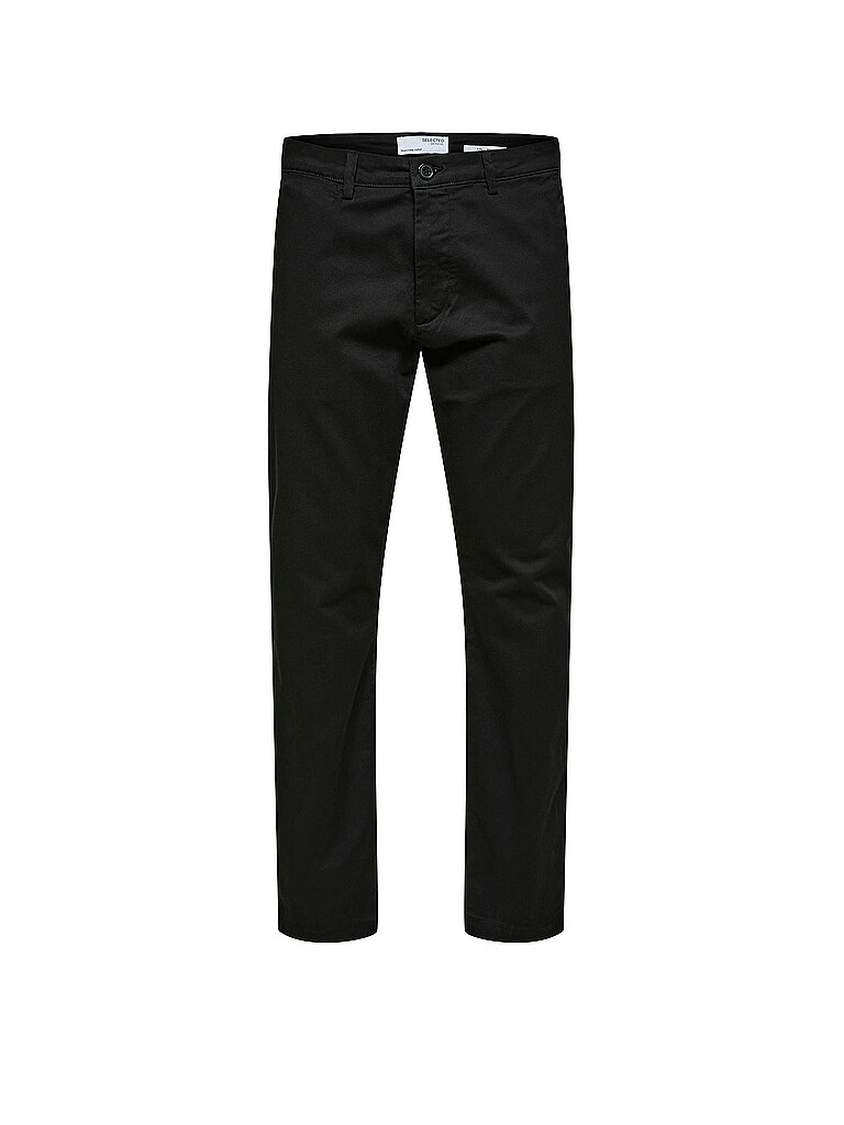 SELECTED Chino Slim Fit SLHSLIM schwarz | 30/L30 von Selected