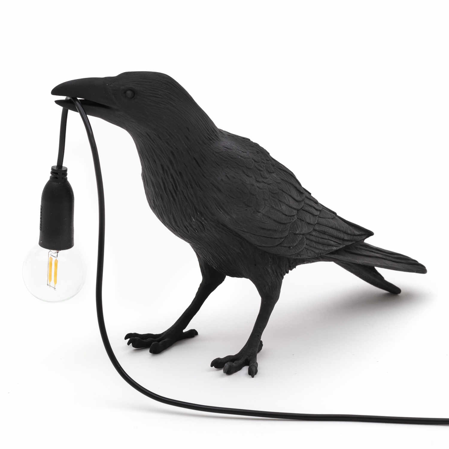 Bird Lamp LED Leuchte , Farbe schwarz, Ausführung wartend von Seletti