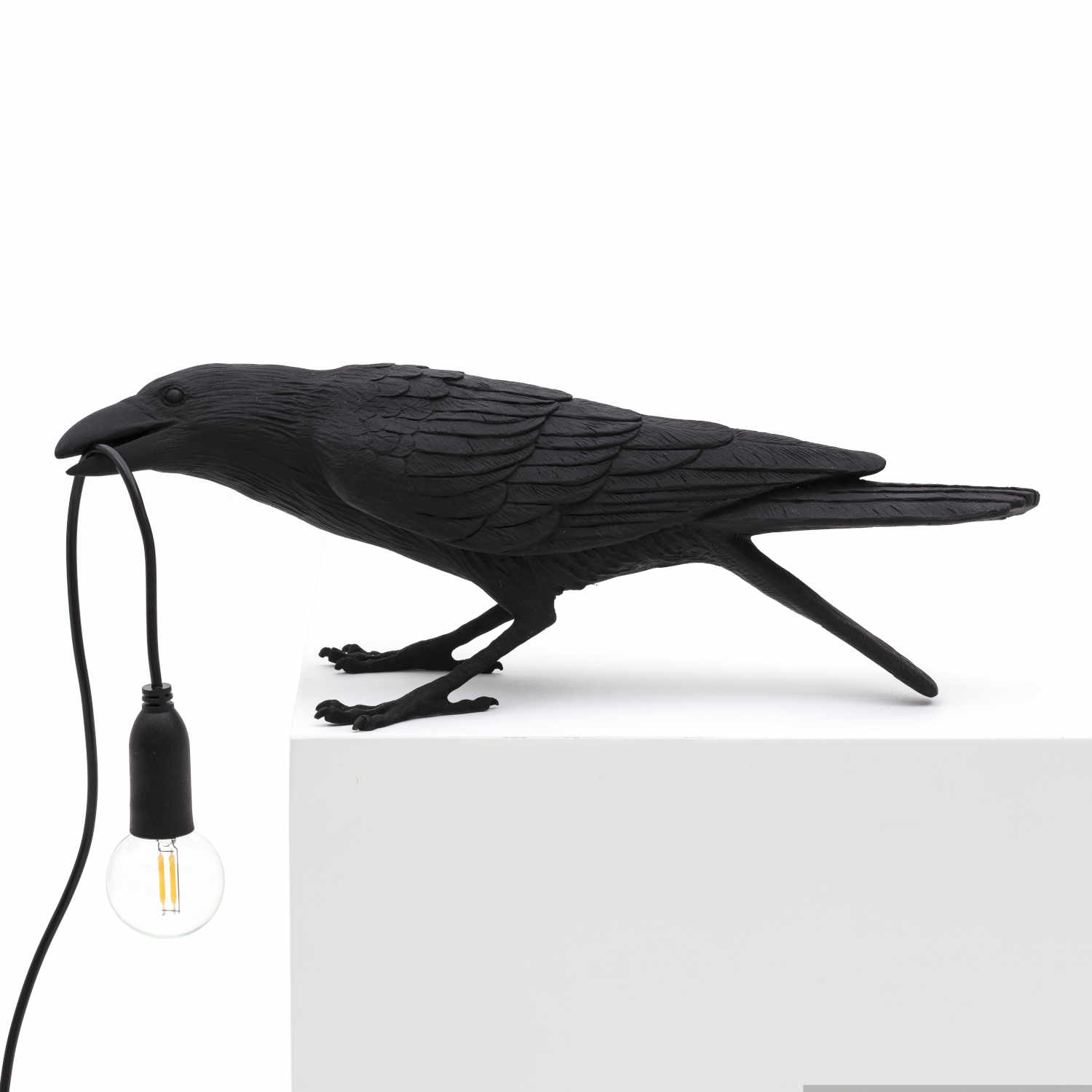 Bird Lamp Outdoor LED Leuchte , Farbe schwarz, Ausführung spielend von Seletti