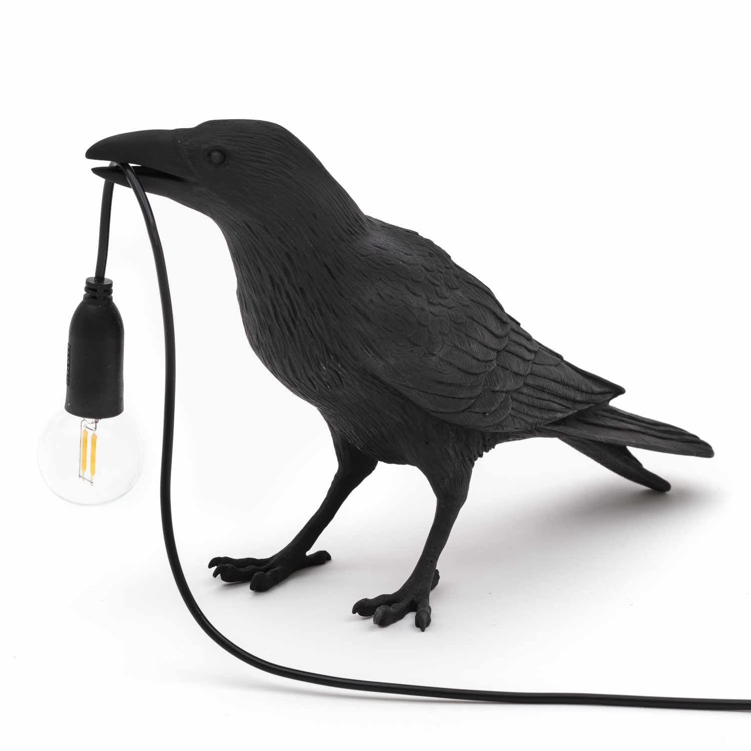 Bird Lamp Outdoor LED Leuchte , Farbe schwarz, Ausführung wartend von Seletti