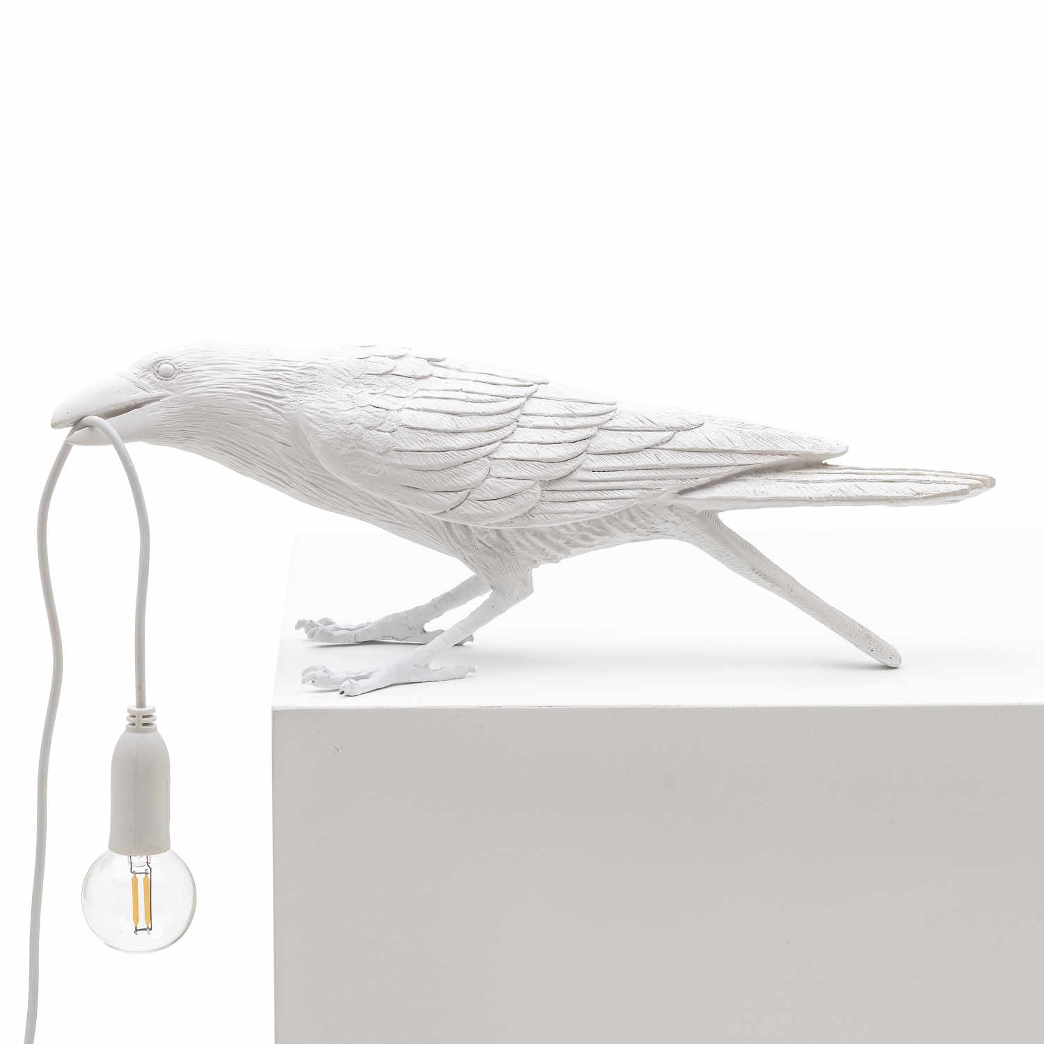 Bird Lamp Outdoor LED Leuchte , Farbe weiss, Ausführung spielend von Seletti