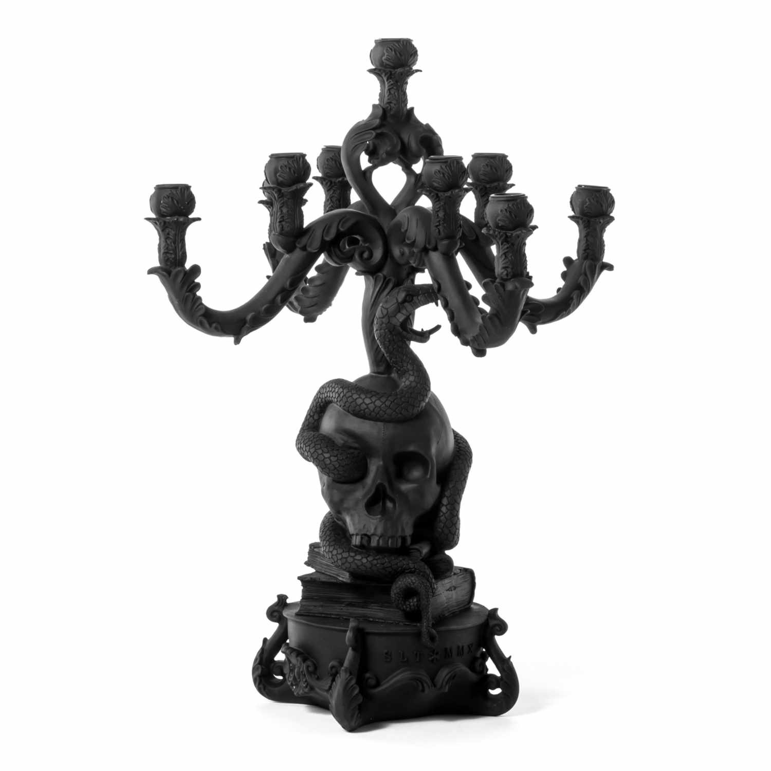 Giant Burlesque Skull Kerzenständer , Farbe schwarz Giant Burlesque Skull Kerzenständer , Farbe schwarz von Seletti