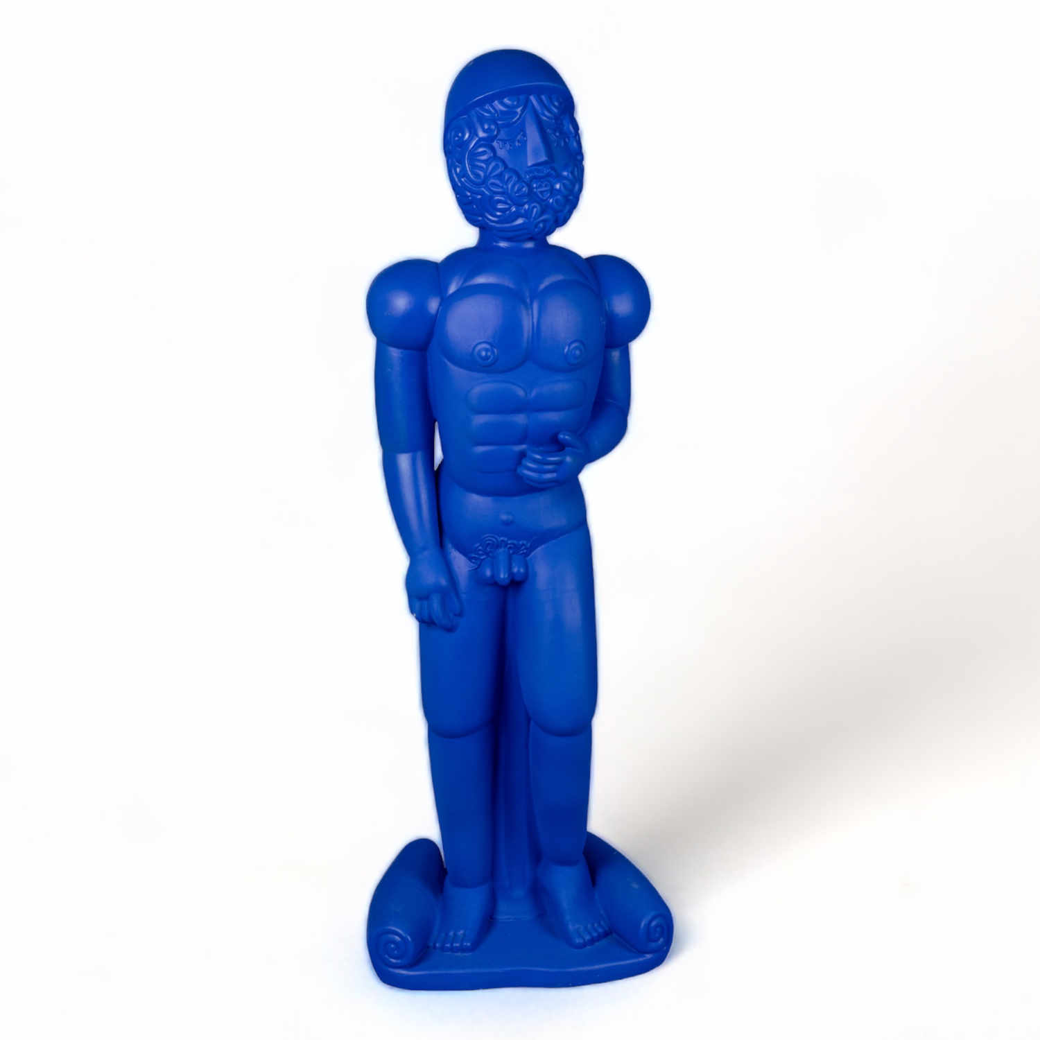 Magna Graecia Helmet Statue, Farbe blau Magna Graecia Helmet Statue, Farbe blau von Seletti