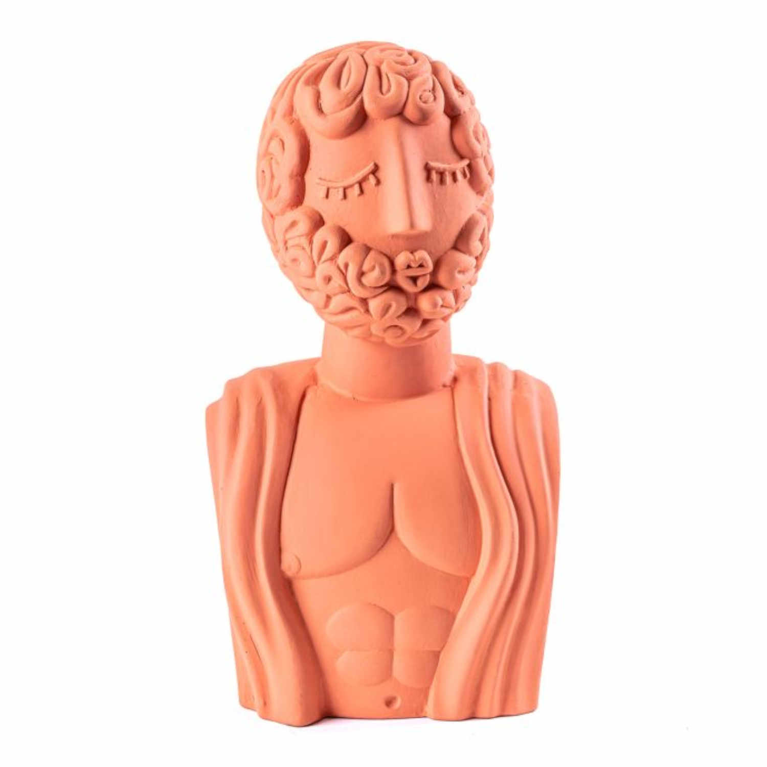 Magna Graecia Man Objekt, Farbe terrakotta Magna Graecia Man Objekt, Farbe terrakotta von Seletti