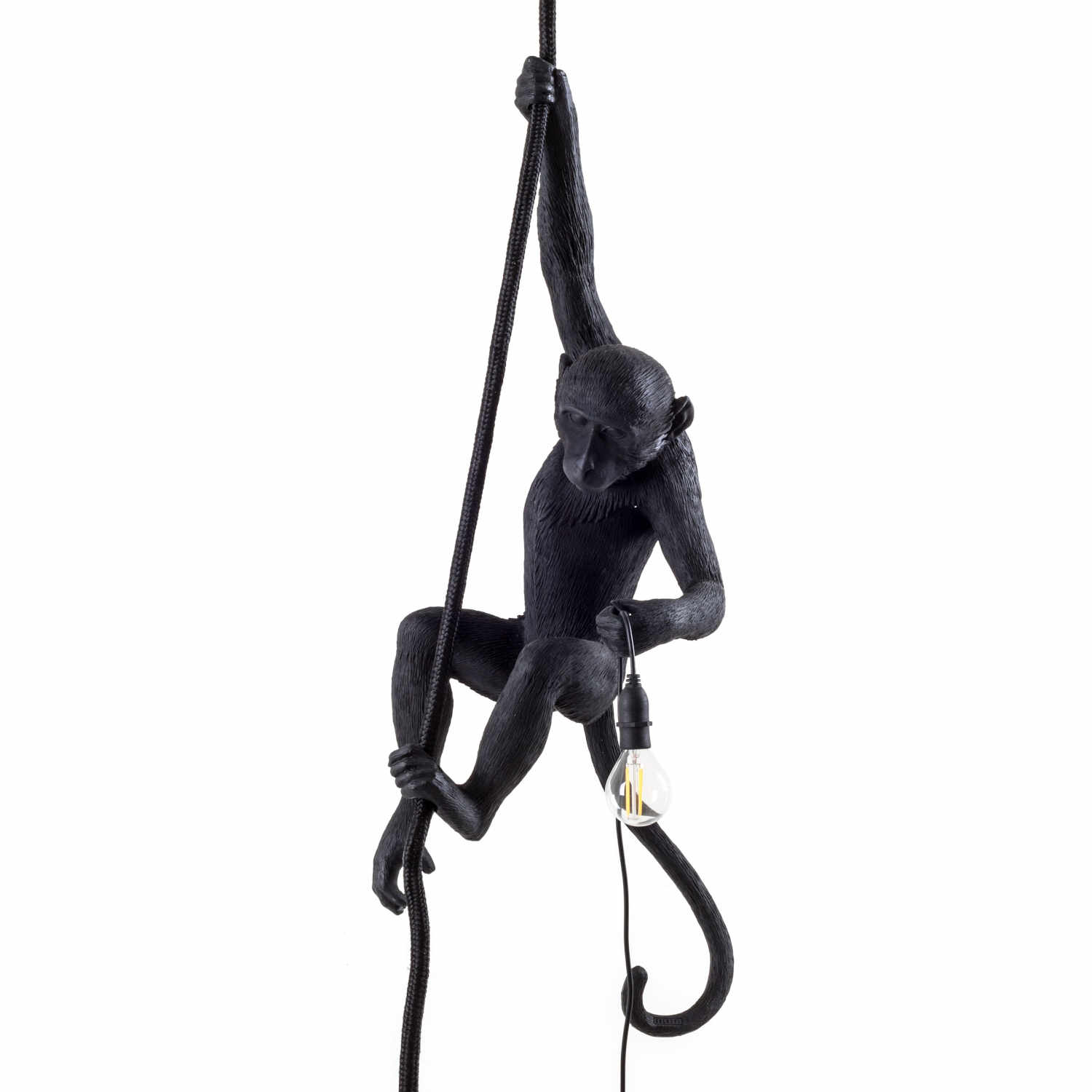 Monkey Lamp Black LED Leuchte, Ausführung kletternd Monkey Lamp Black LED Leuchte, Ausführung kletternd von Seletti