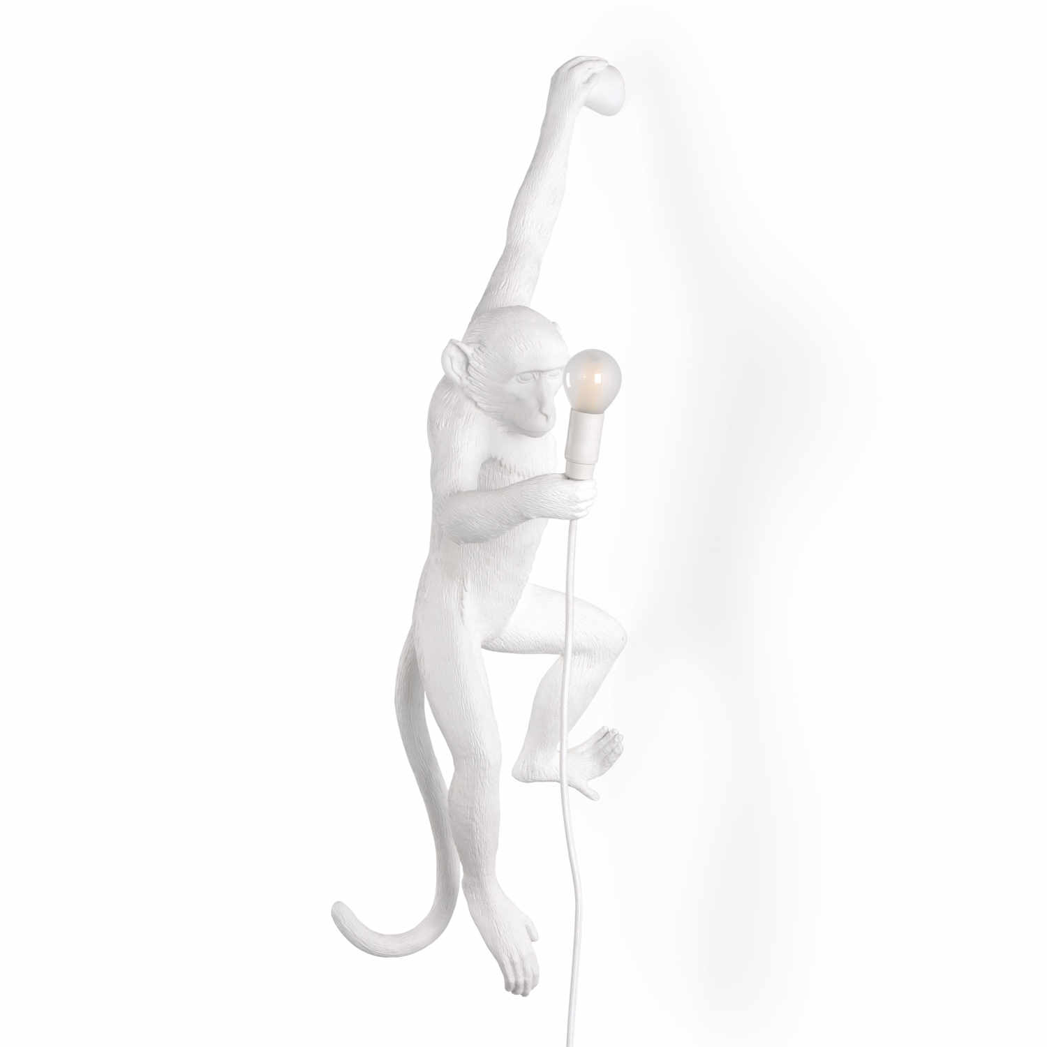 Monkey Lamp White LED Leuchte, Ausführung links hängend Monkey Lamp White LED Leuchte, Ausführung links hängend von Seletti