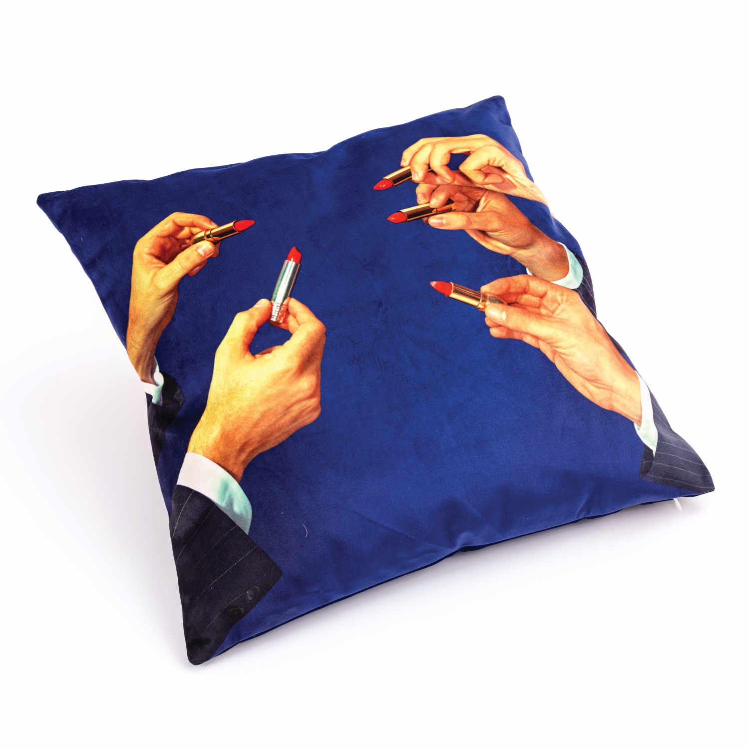 Pillow - Toiletpaper Dekokissen , Motiv lipsticks Pillow - Toiletpaper Dekokissen , Motiv lipsticks von Seletti