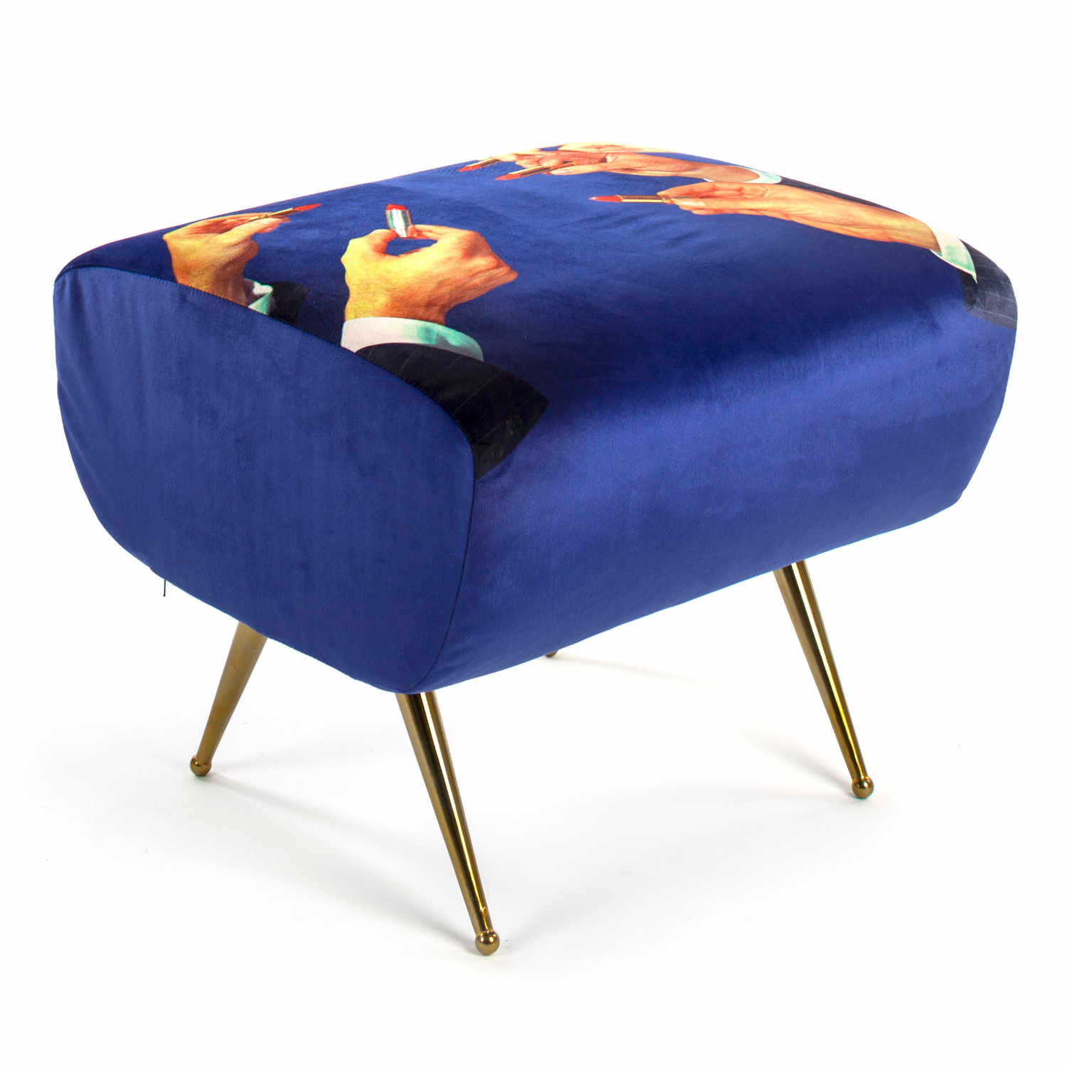 Pouf - Toiletpaper , Motiv lipsticks Pouf - Toiletpaper , Motiv lipsticks von Seletti
