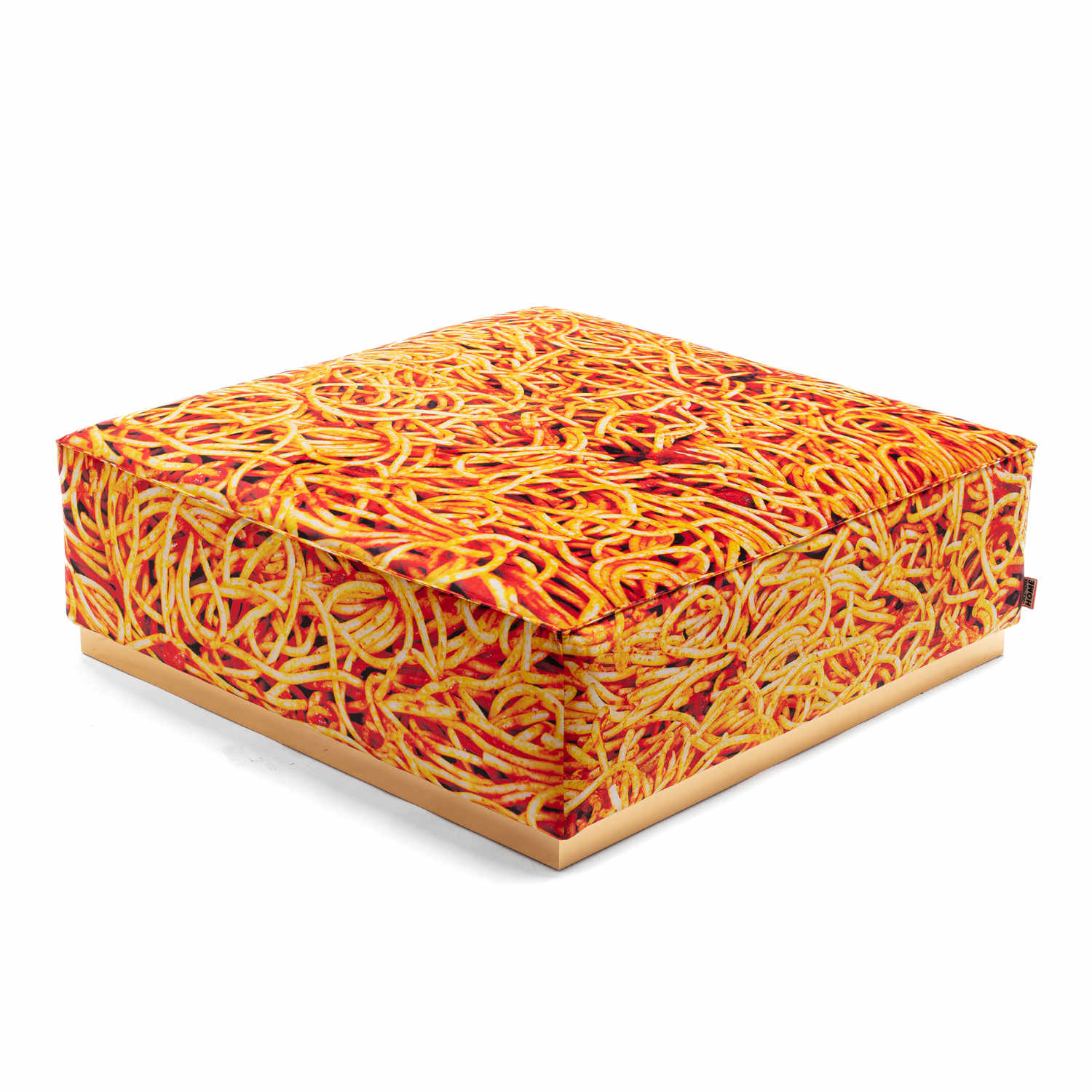 Pouf Toiletpaper Hocker, Motiv spaghetti Pouf Toiletpaper Hocker, Motiv spaghetti von Seletti