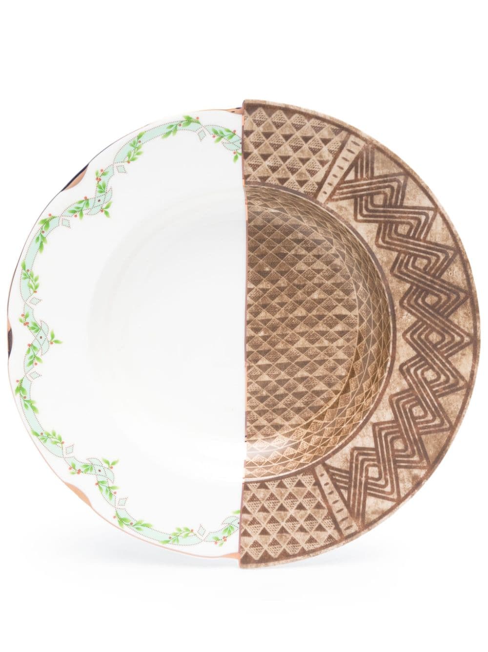 Seletti Hybrid 2.0 Malao graphic-print bone china plate - White von Seletti