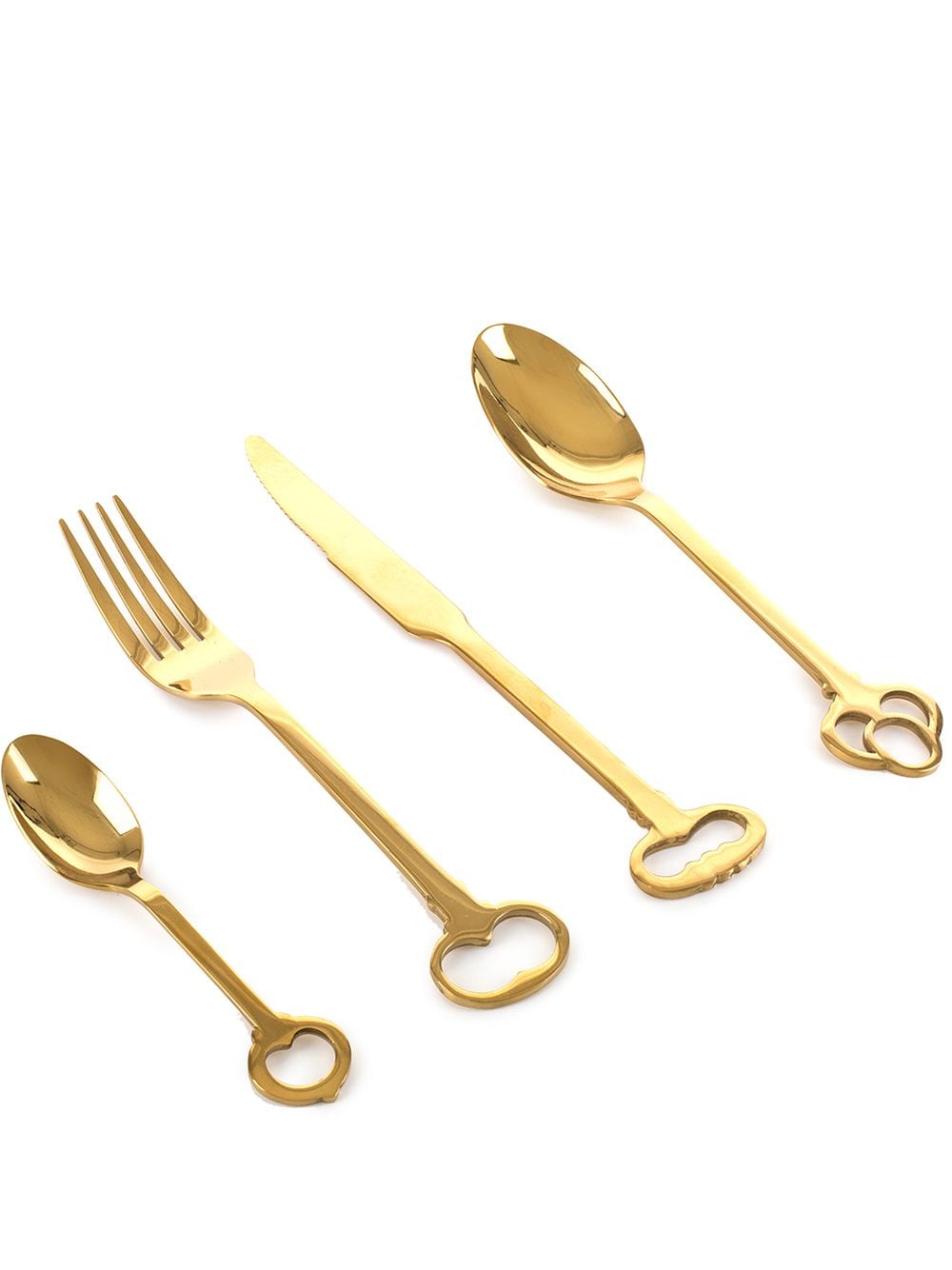 Seletti Keytlery cutlery (set of 24) - Gold von Seletti