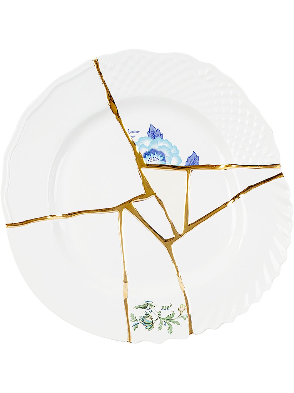 Seletti Kintsugi No. 3 dinner plate (28cm) - White von Seletti