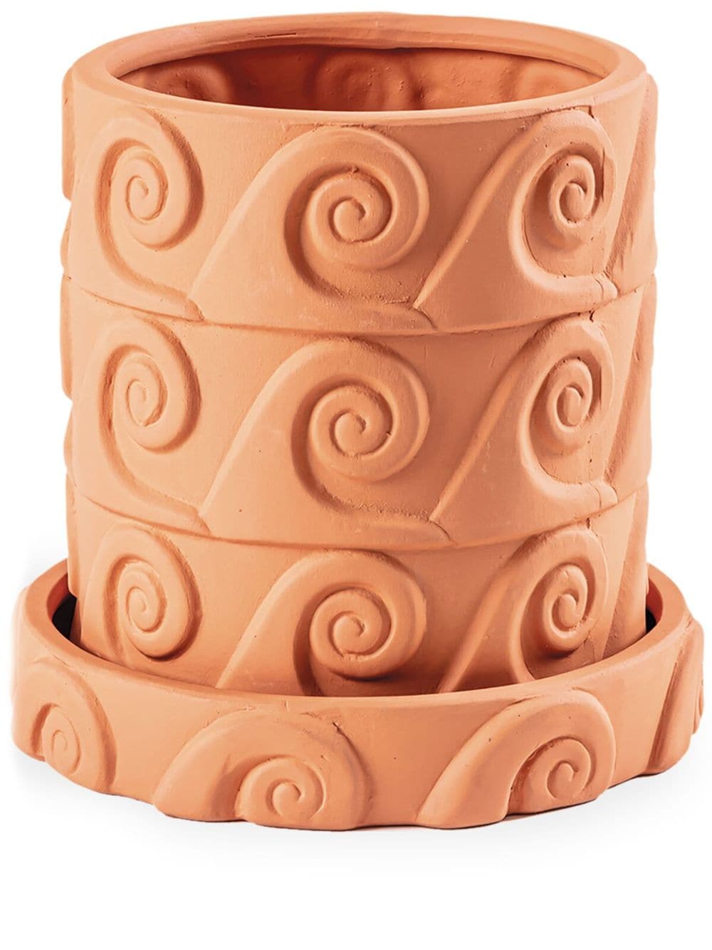 Seletti Magna Graecia, Onda ceramic vase - Orange von Seletti