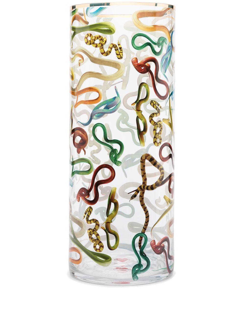 Seletti Toiletpaper Snakes vase - Green von Seletti