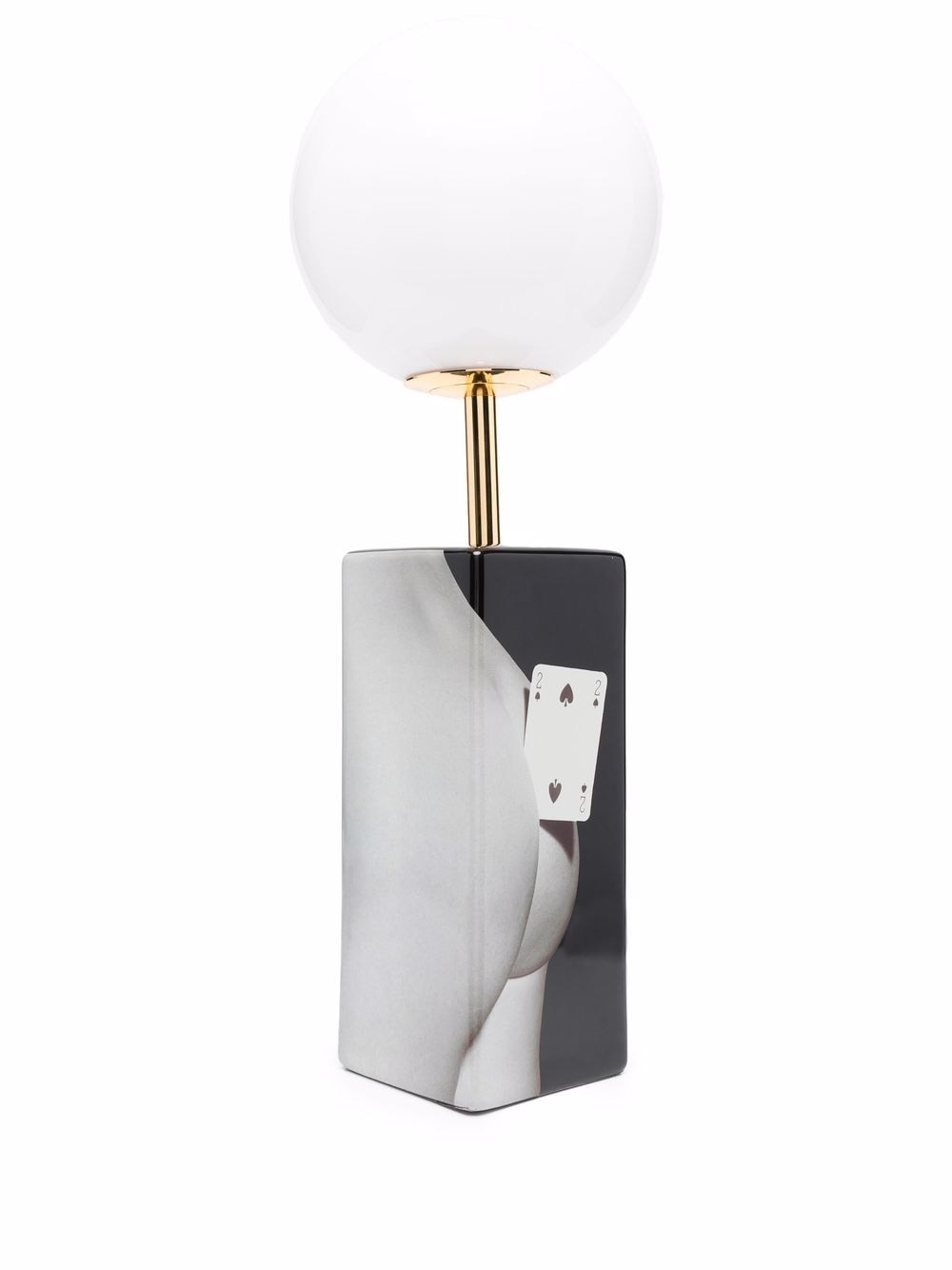 Seletti Two of Spades table lamp - Black von Seletti