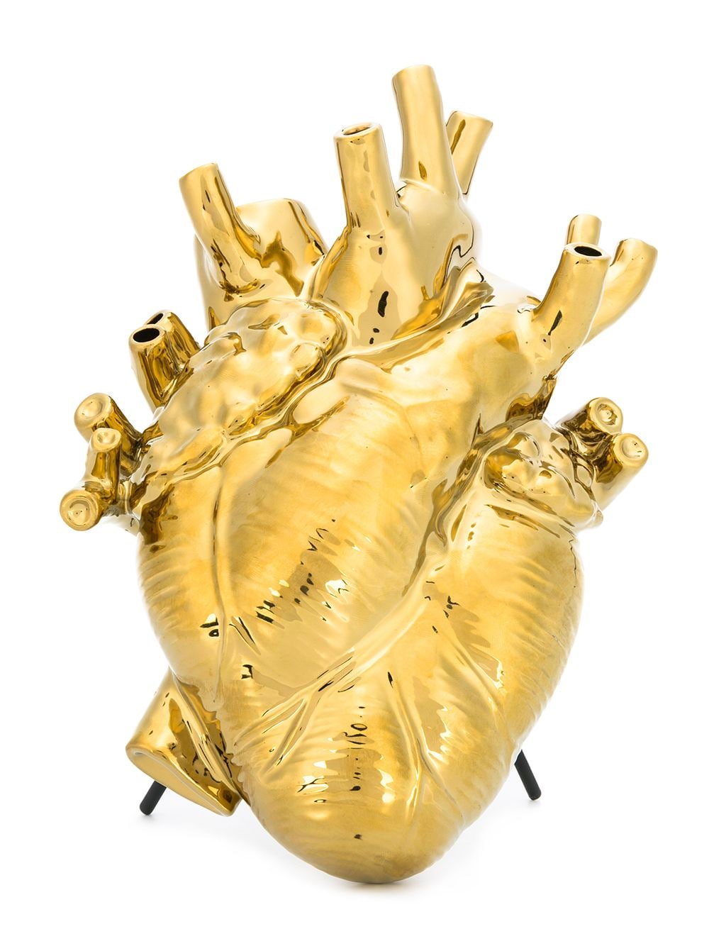 Seletti human heart sculpture - Gold von Seletti