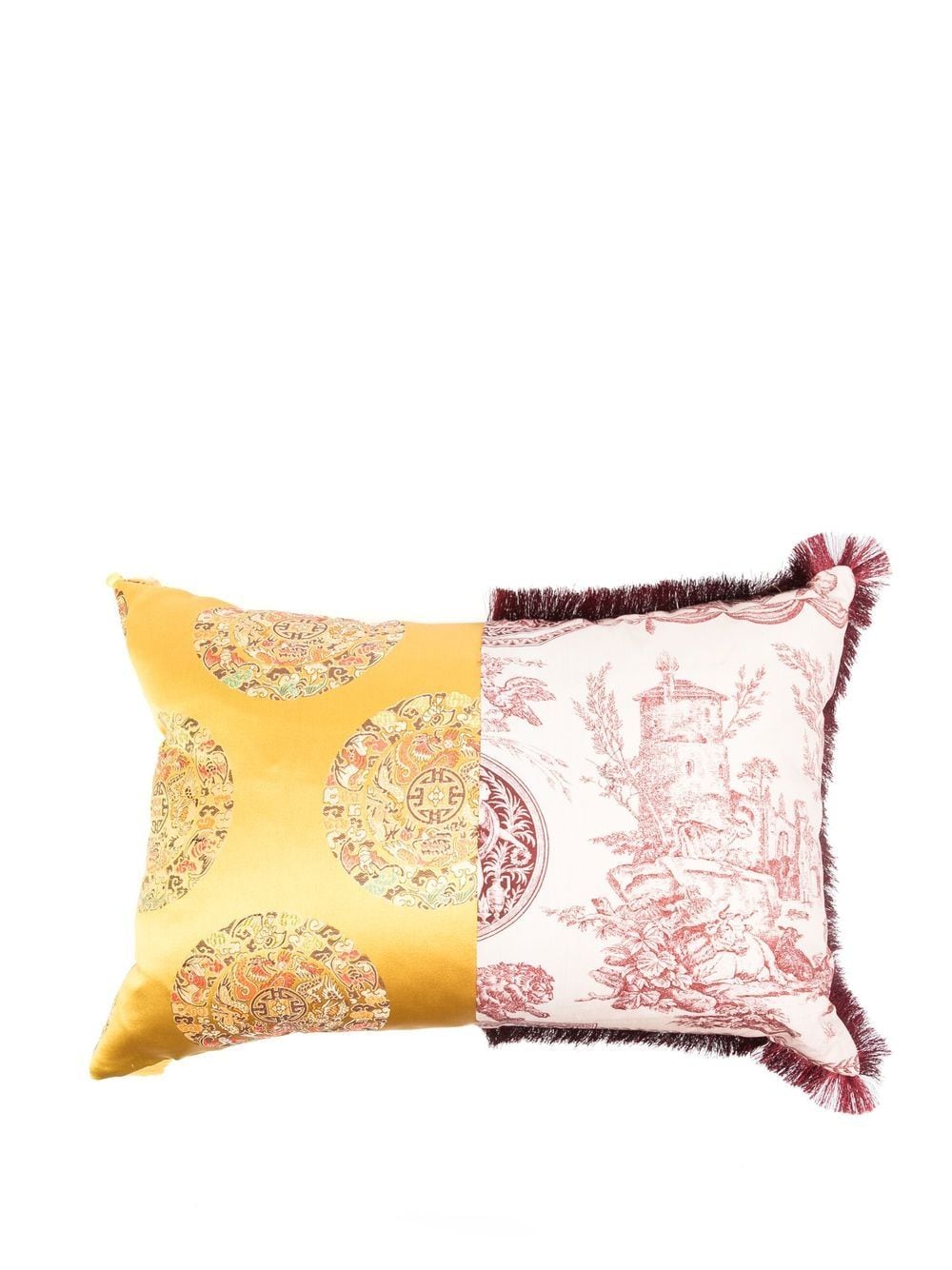 Seletti multi print cushion - Yellow von Seletti