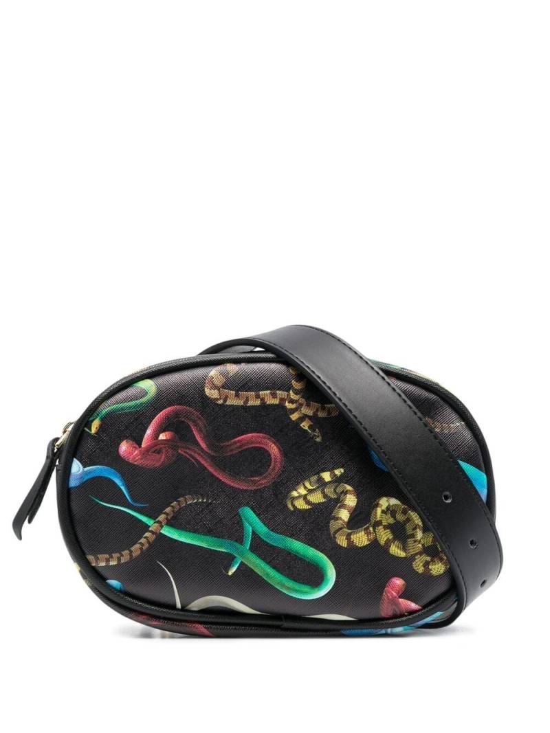 Seletti snakes-print belt bag - Black von Seletti