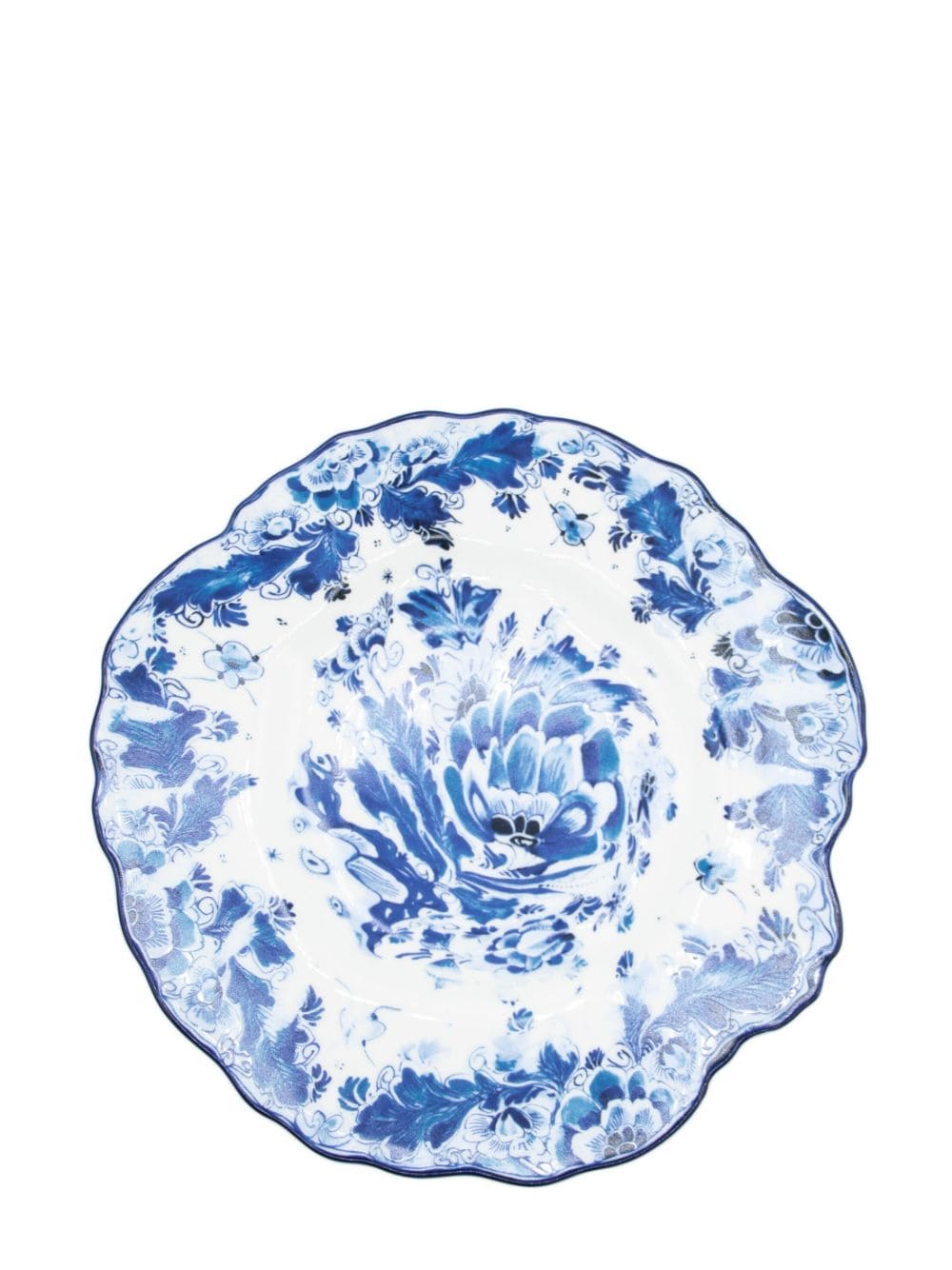 Seletti x Diesel Living Delf Rose plate (21cm) - Blue von Seletti