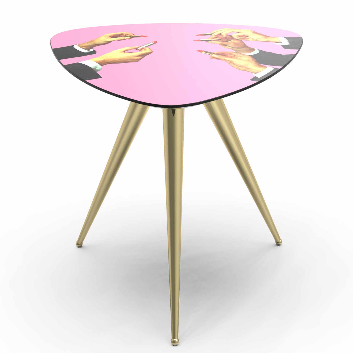 Side Table Toiletpaper Beistelltisch , Motiv lipsticks pink Side Table Toiletpaper Beistelltisch , Motiv lipsticks pink von Seletti