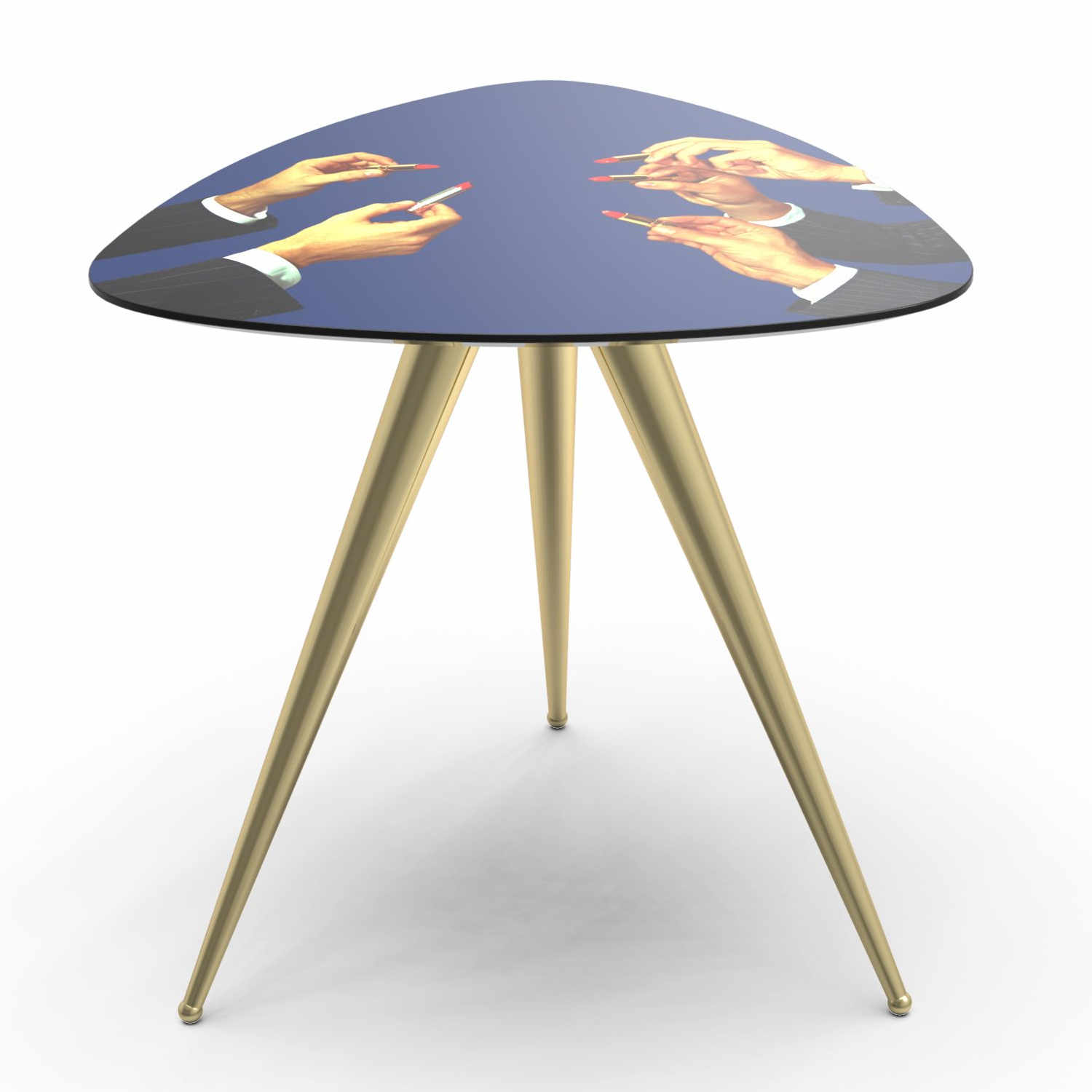 Side Table Toiletpaper Beistelltisch , Motiv lipsticks von Seletti