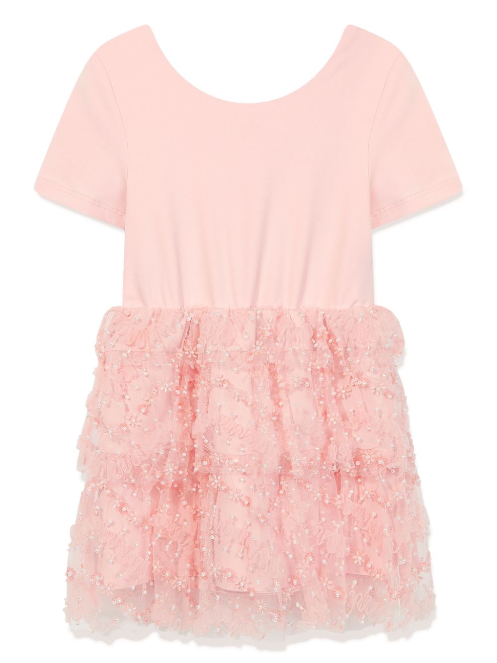 Self-Portrait Kids tiered ruffled dress - Pink von Self-Portrait Kids